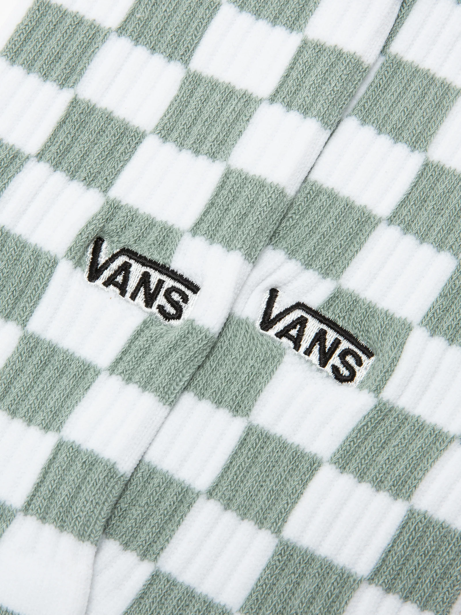 1 Pair of Checkerboard Crew Socks - Image 2