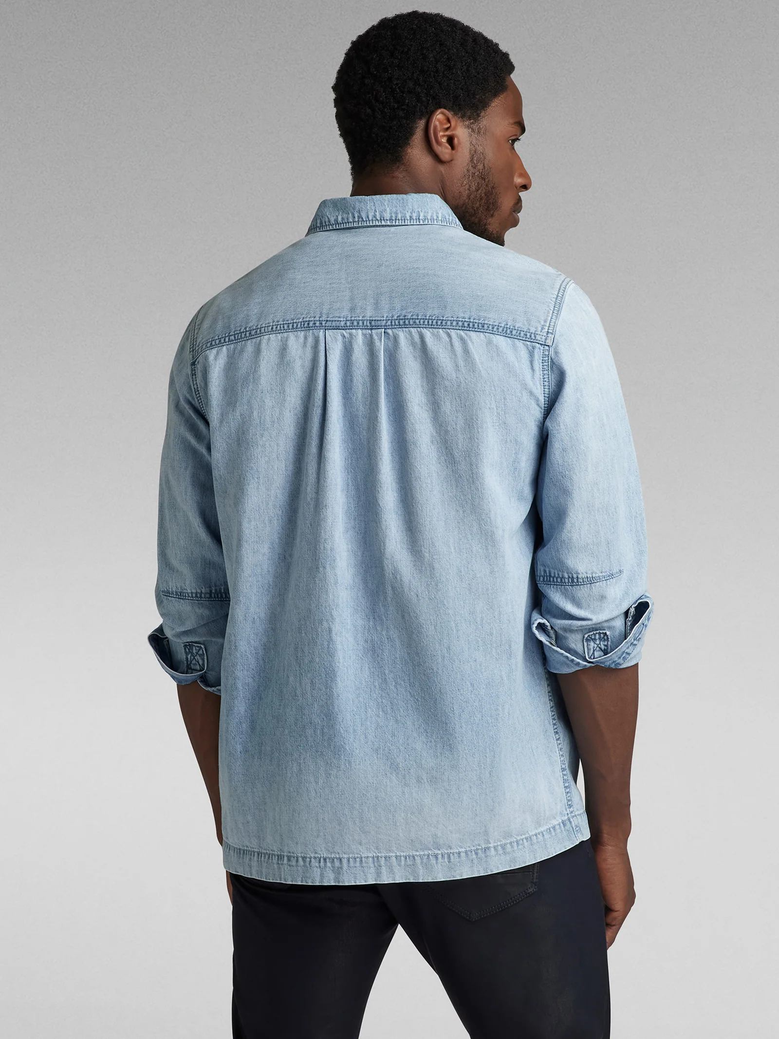 1-Pocket Regular Denim Shirt - Image 5