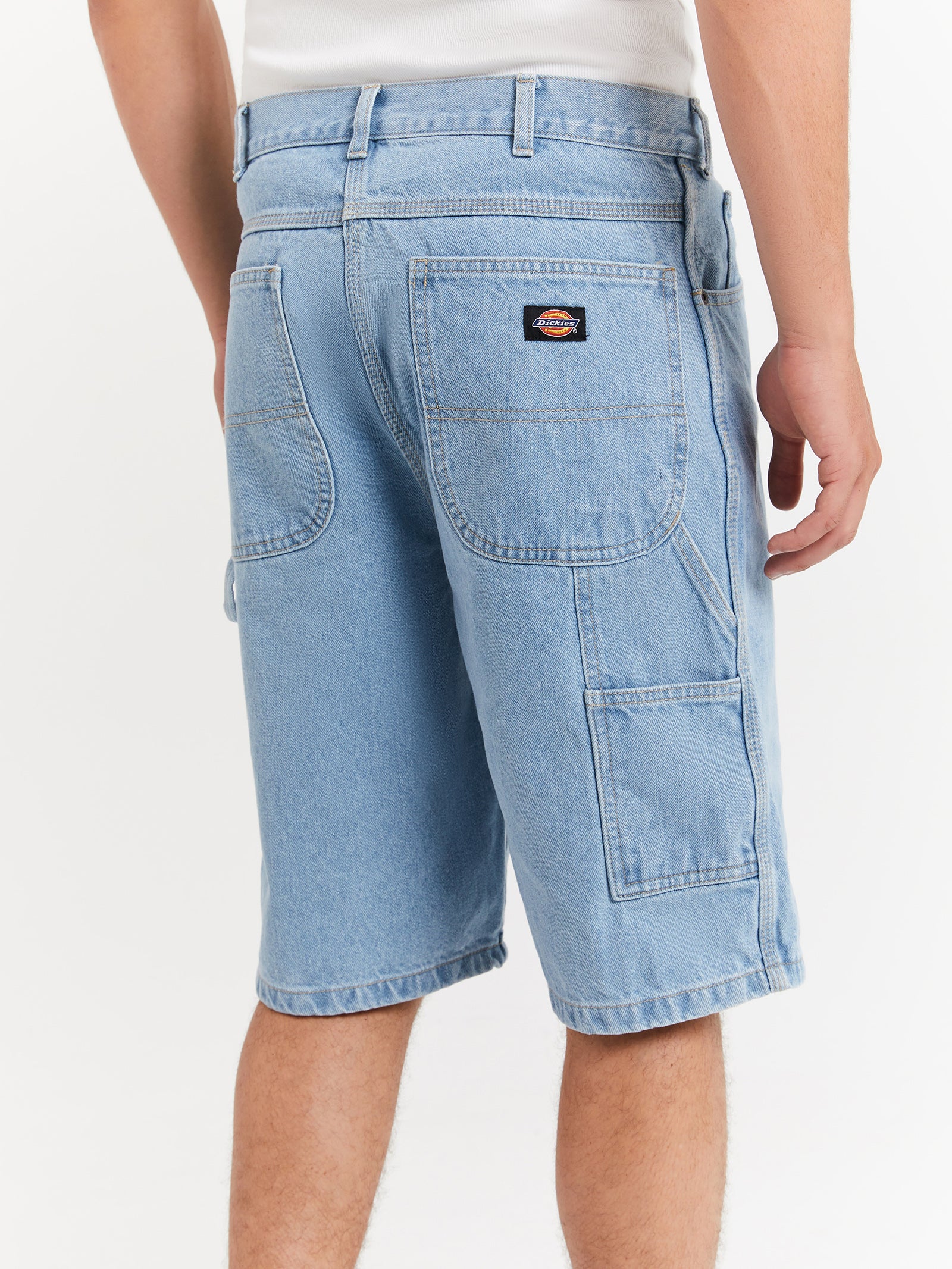 11' Relaxed Fit Carpenter Denim Shorts - Image 3