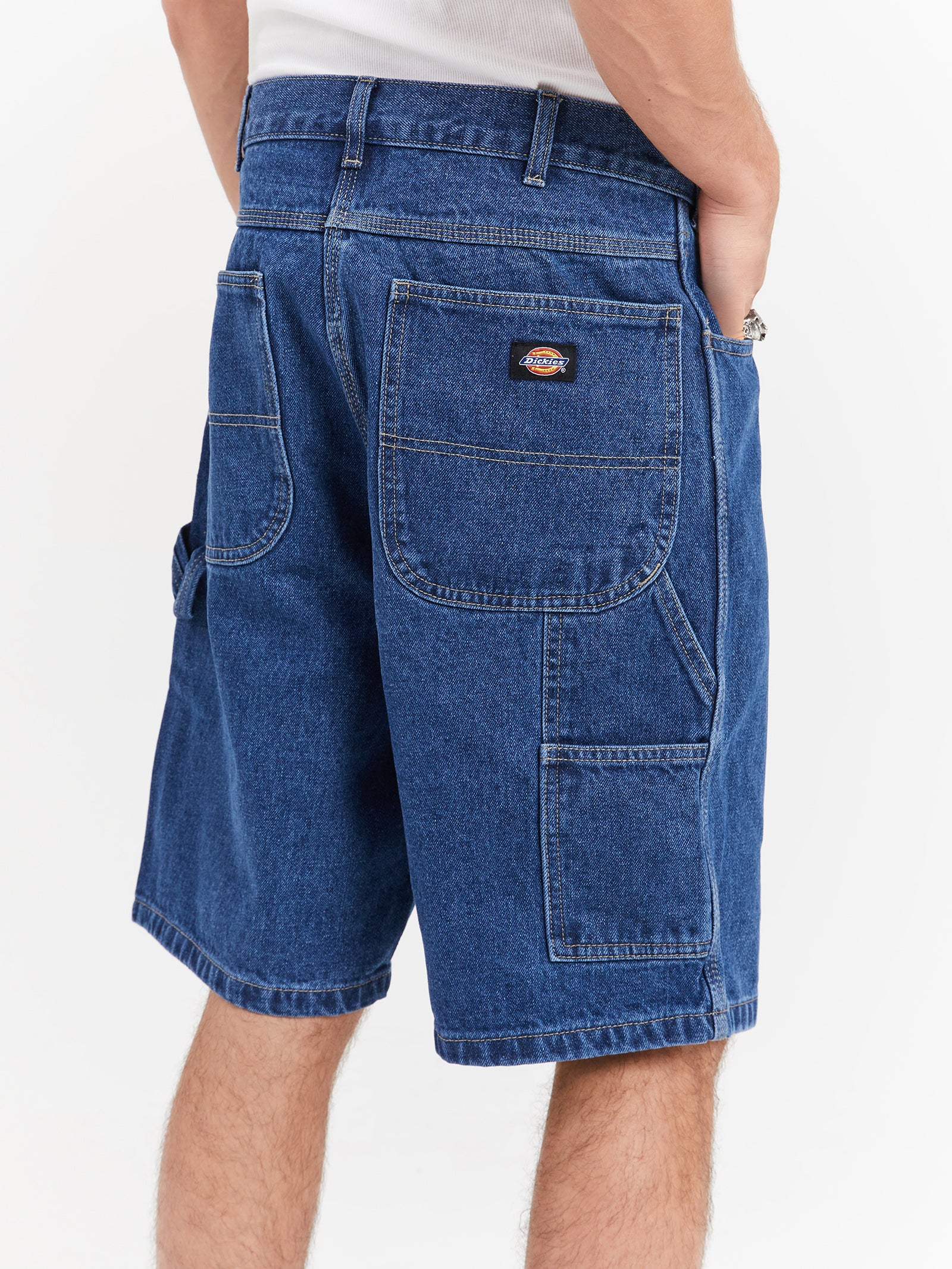 11" Relaxed Fit Denim Shorts - Image 3