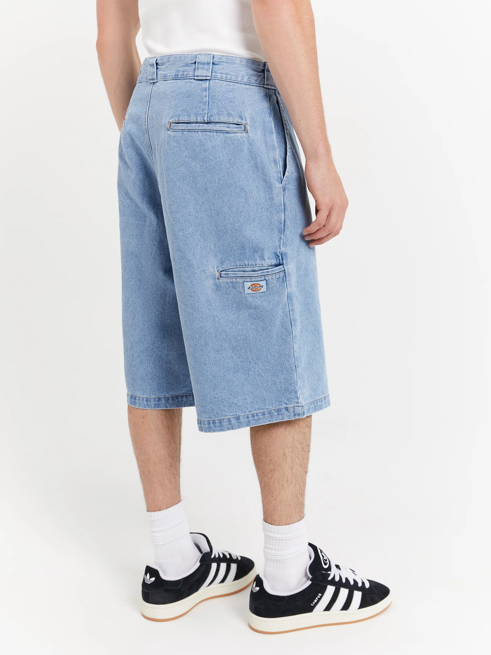 13" Denim Multi Pocket Shorts - Image 3