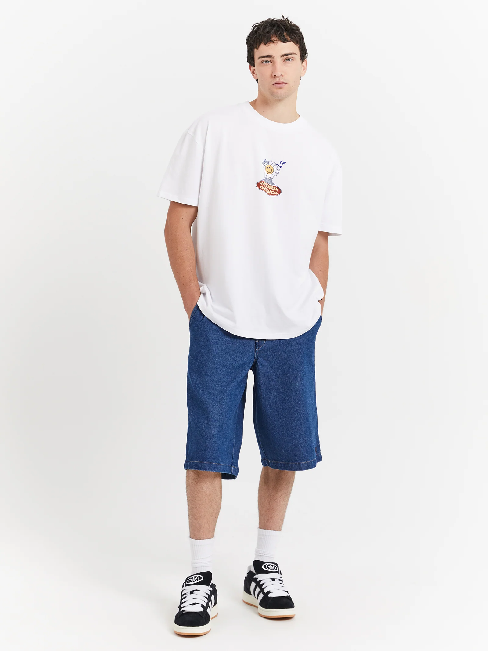 13" Denim Multi Pocket Shorts - Image 2