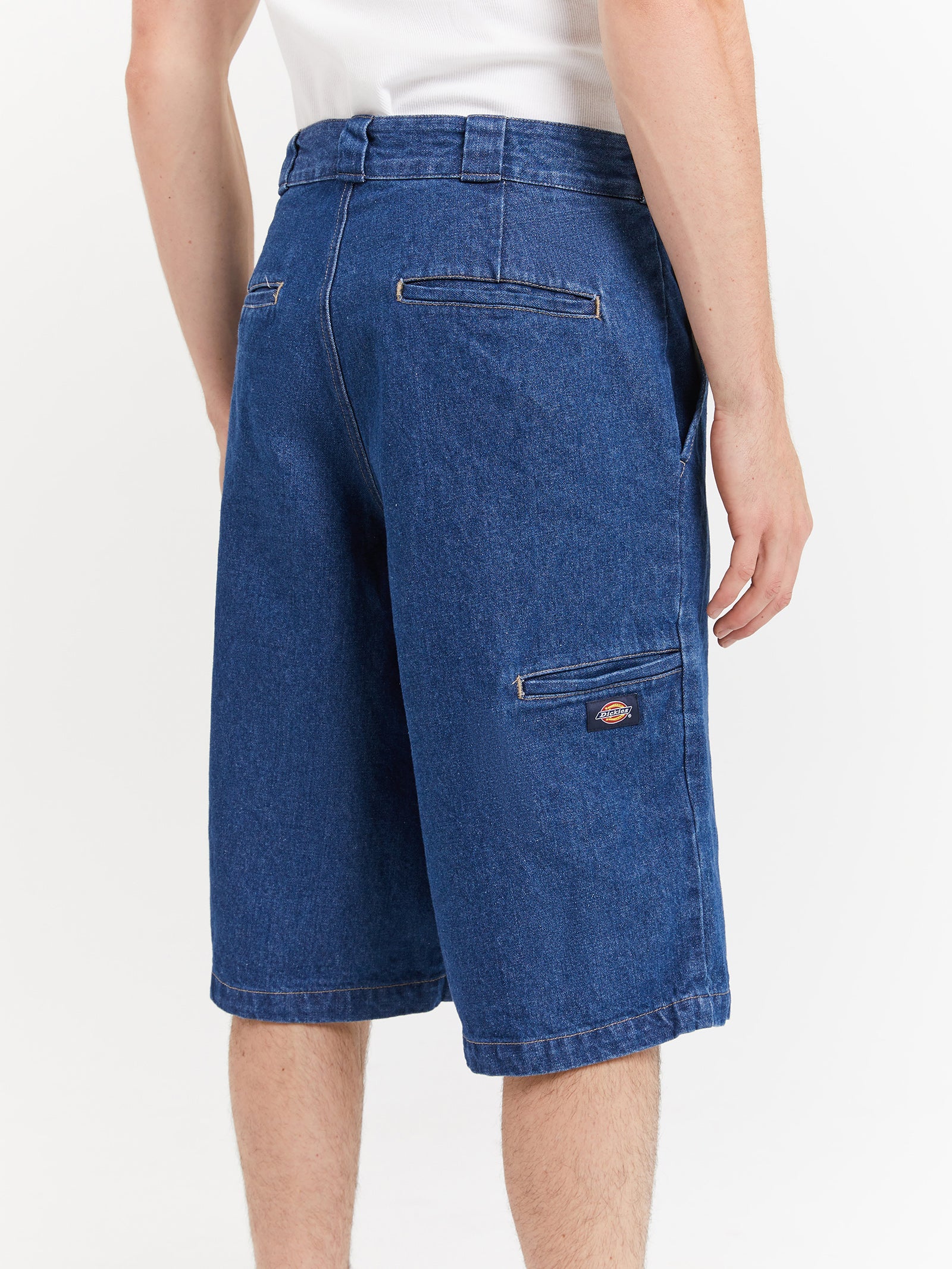 13" Denim Multi Pocket Shorts - Image 3