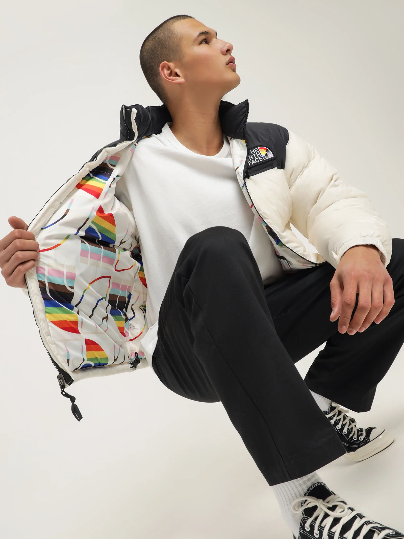 1996 Retro Nuptse Pride Jacket - Image 7