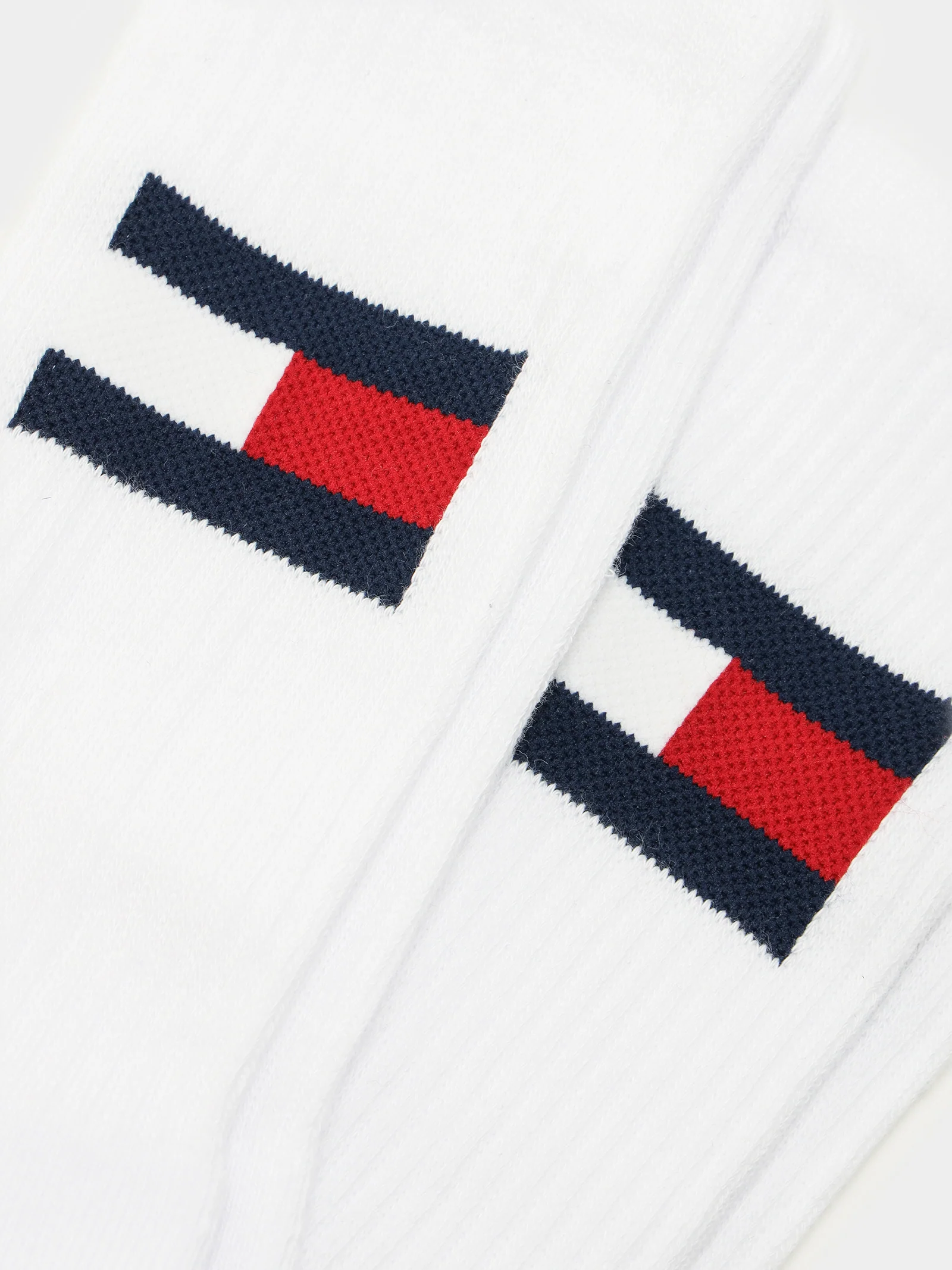 2 Pairs of Large Flag Cushion Crew Socks - Image 2
