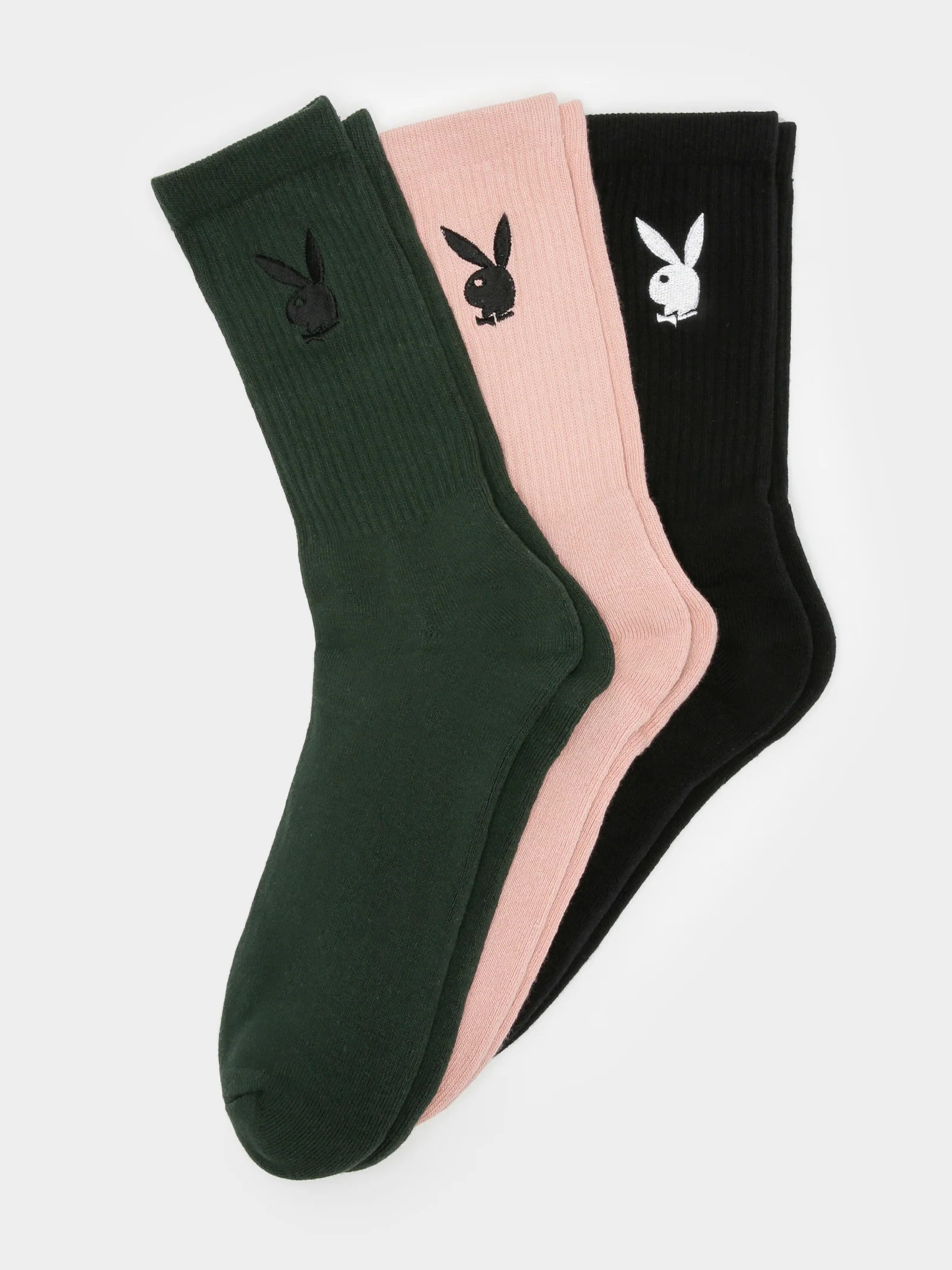 3 Pairs of Bunny Basics Crew Socks