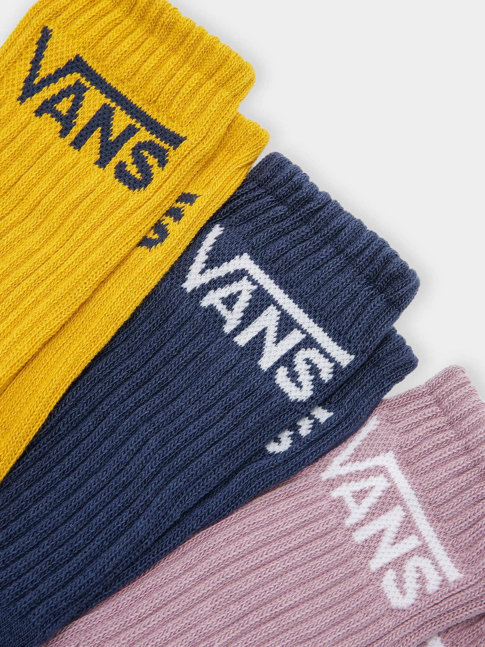 3 Pairs of Classic Crew Socks (Size 6.5-9) - Image 2