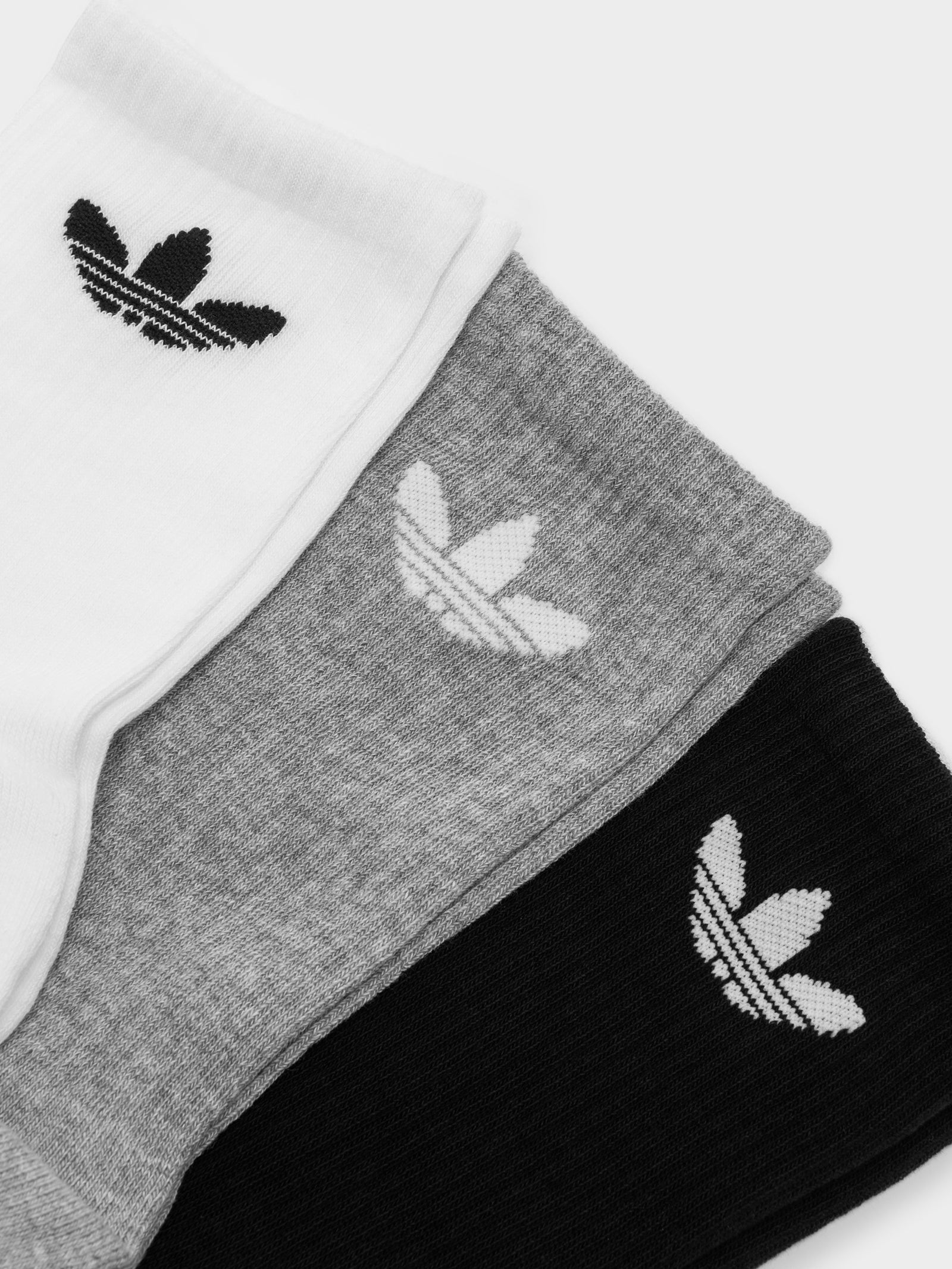 3 Pairs of Cushioned Crew Socks - Image 2