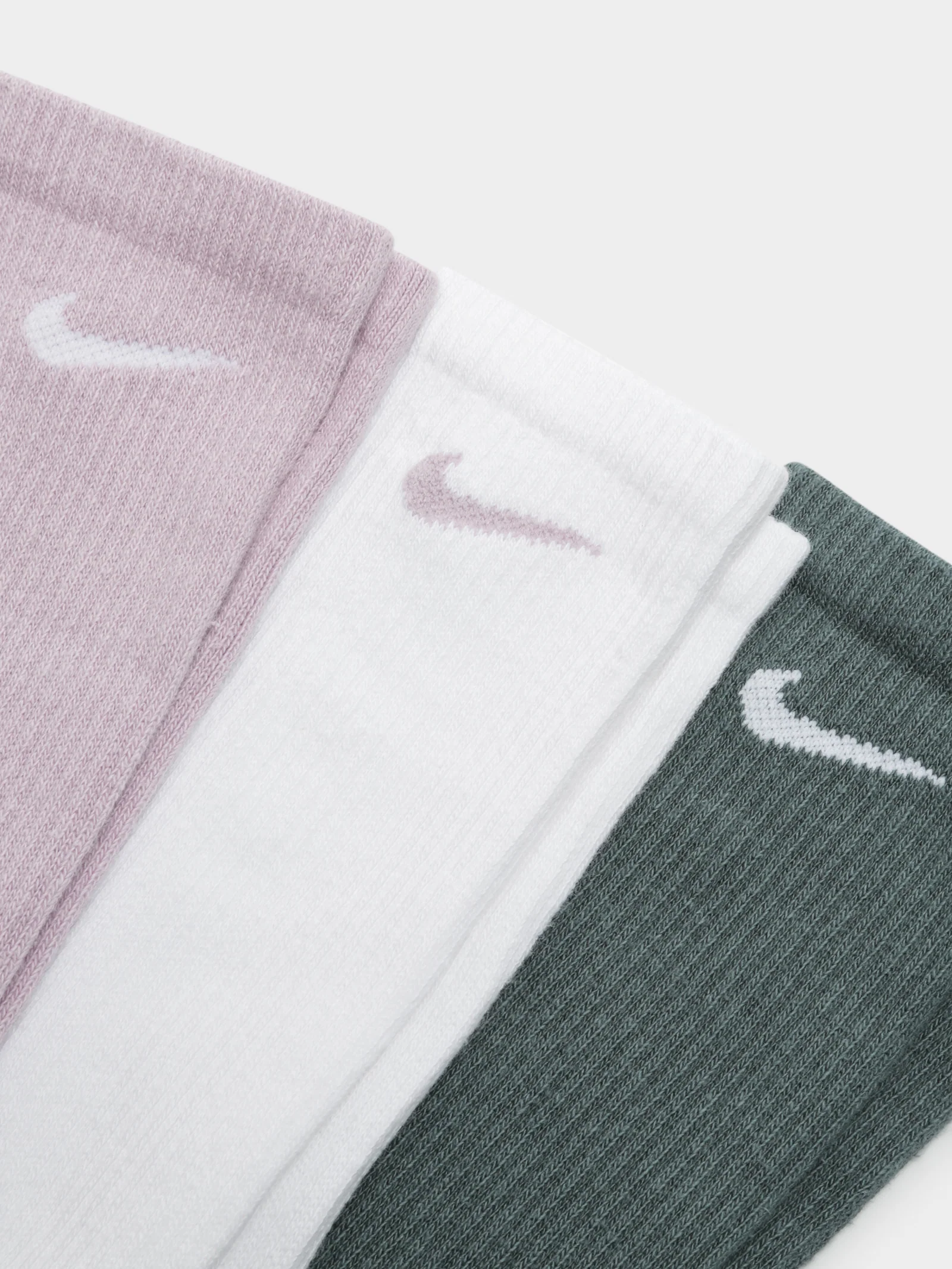 3 Pairs of Everyday Plus Crew Socks - Image 2