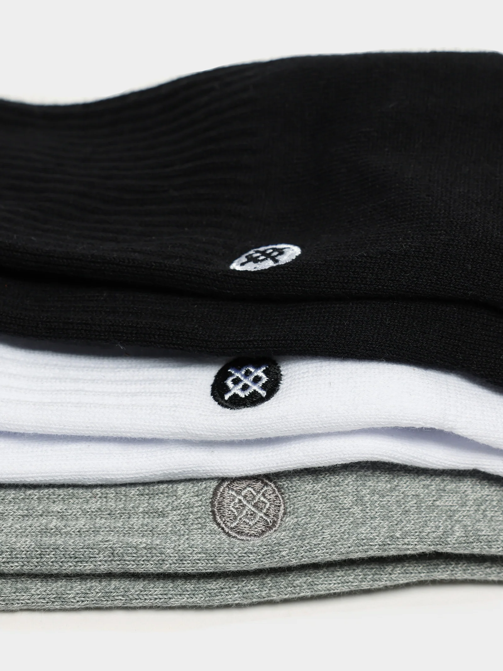 3 Pairs of Icon Crew Socks - Image 2