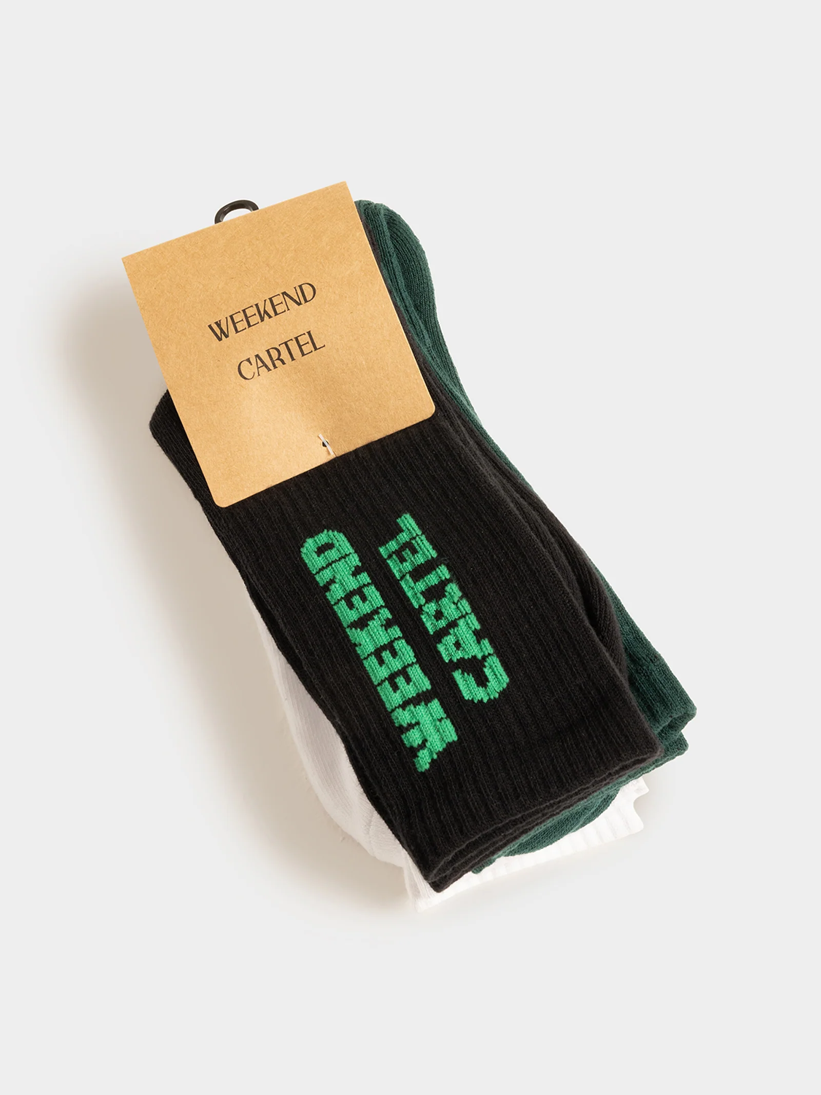 3 Pairs of Logo Crew Socks - Image 2