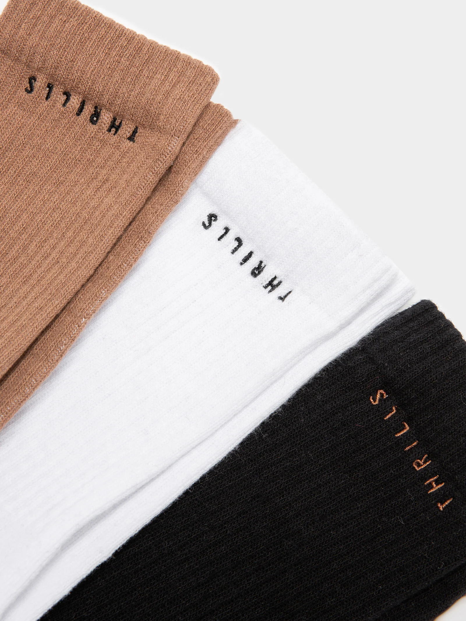 3 Pairs of Minimal Thrills Crew Socks - Image 2