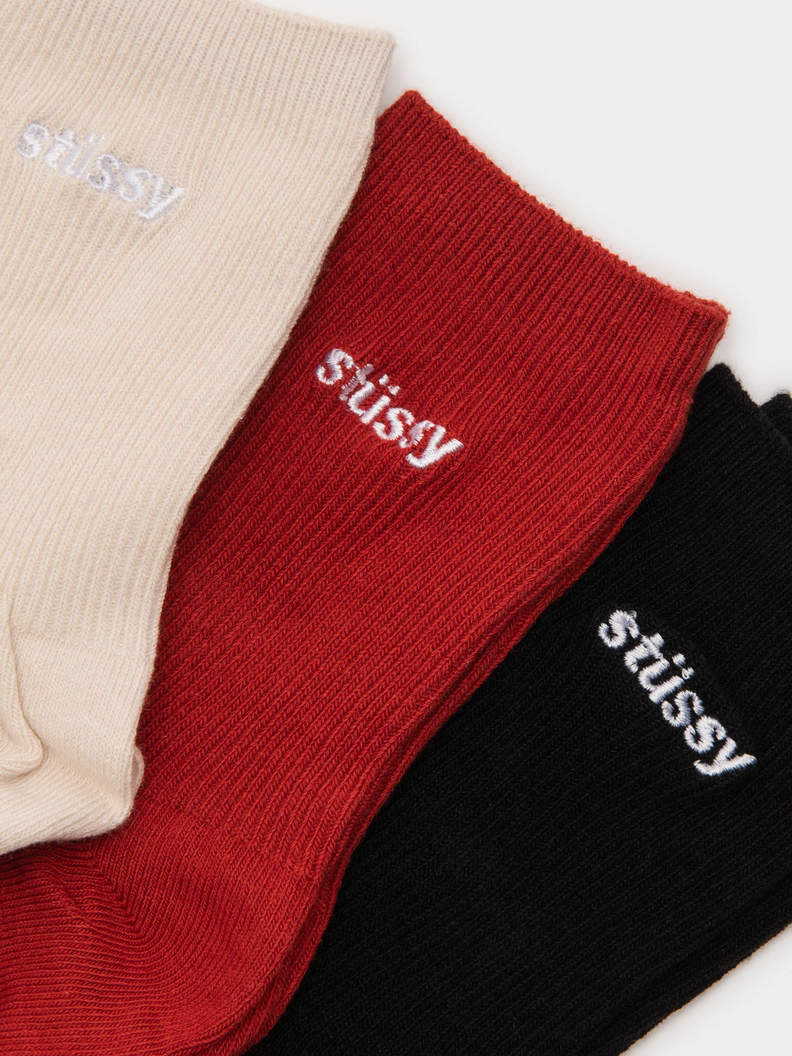 3 Pairs of Ribbed Socks - Image 2
