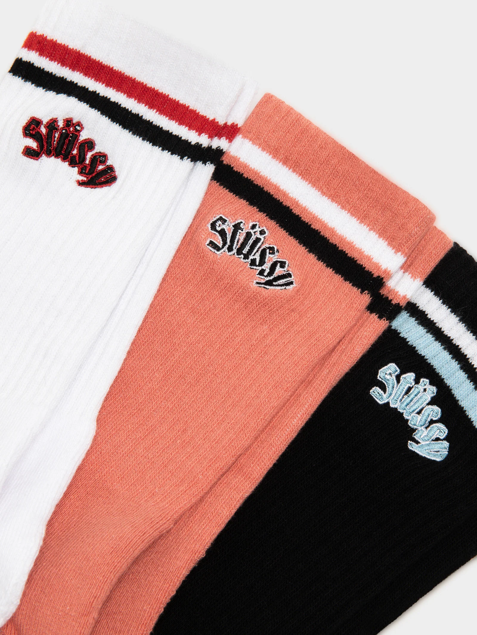 3 Pairs of Stripe Socks - Image 2
