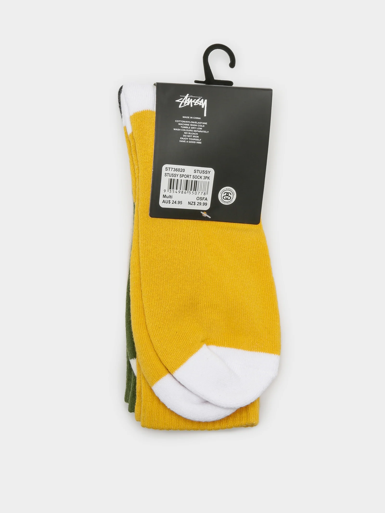 3 Pairs of Stussy Sport Socks - Image 3