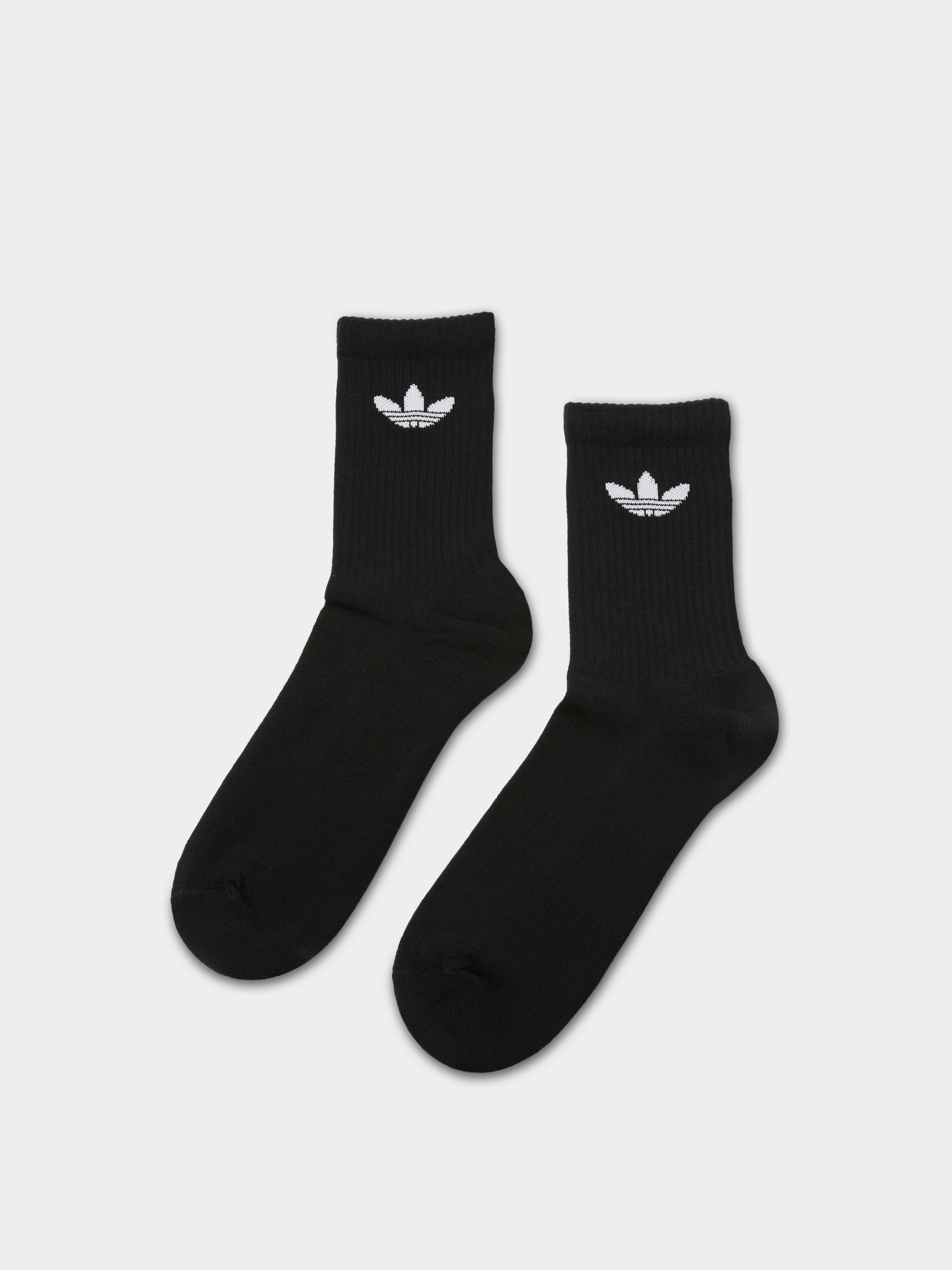 3 Pairs of Trefoil Cushion Crew Socks - Image 3