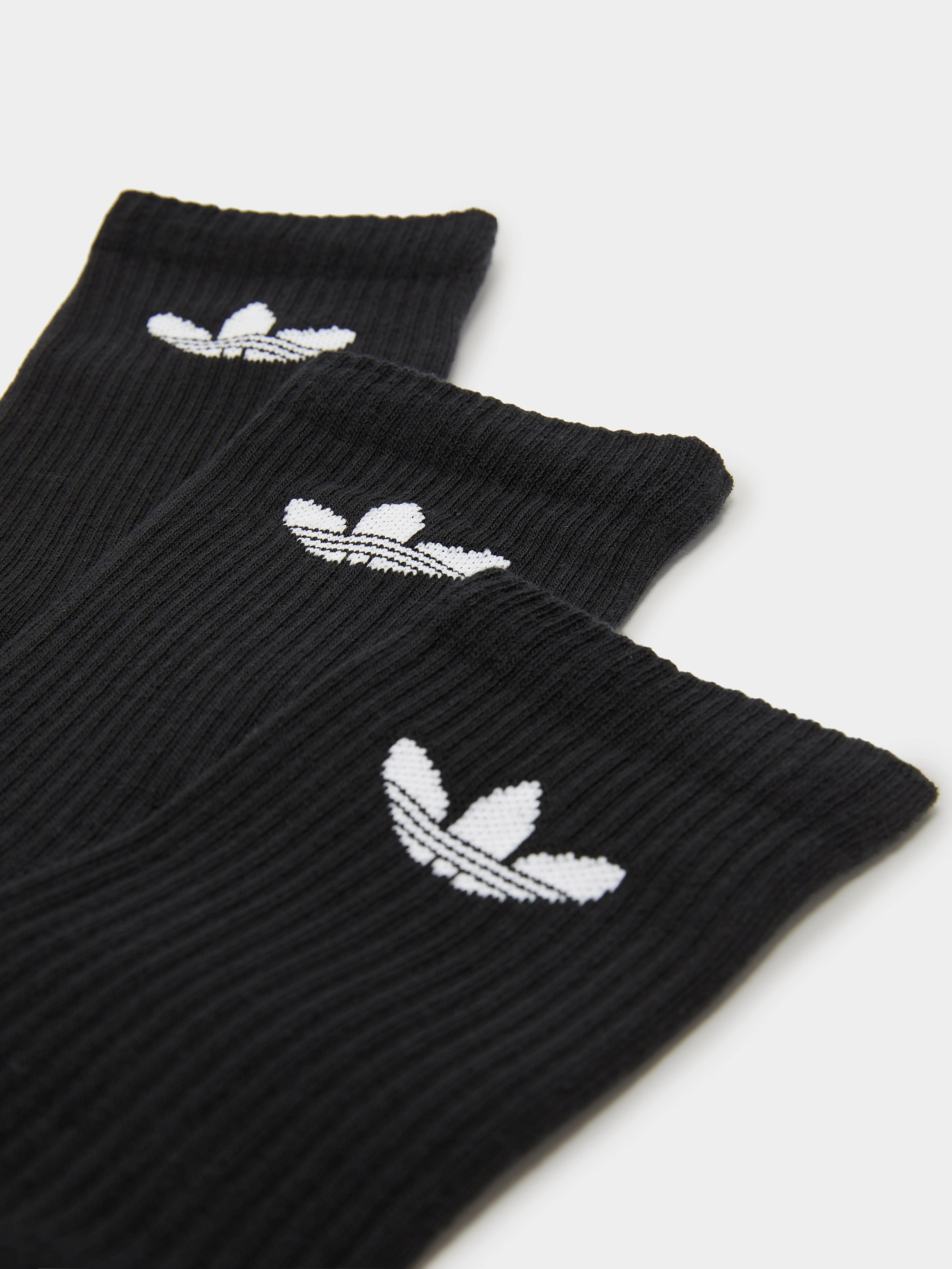 3 Pairs of Trefoil Cushion Crew Socks - Image 4