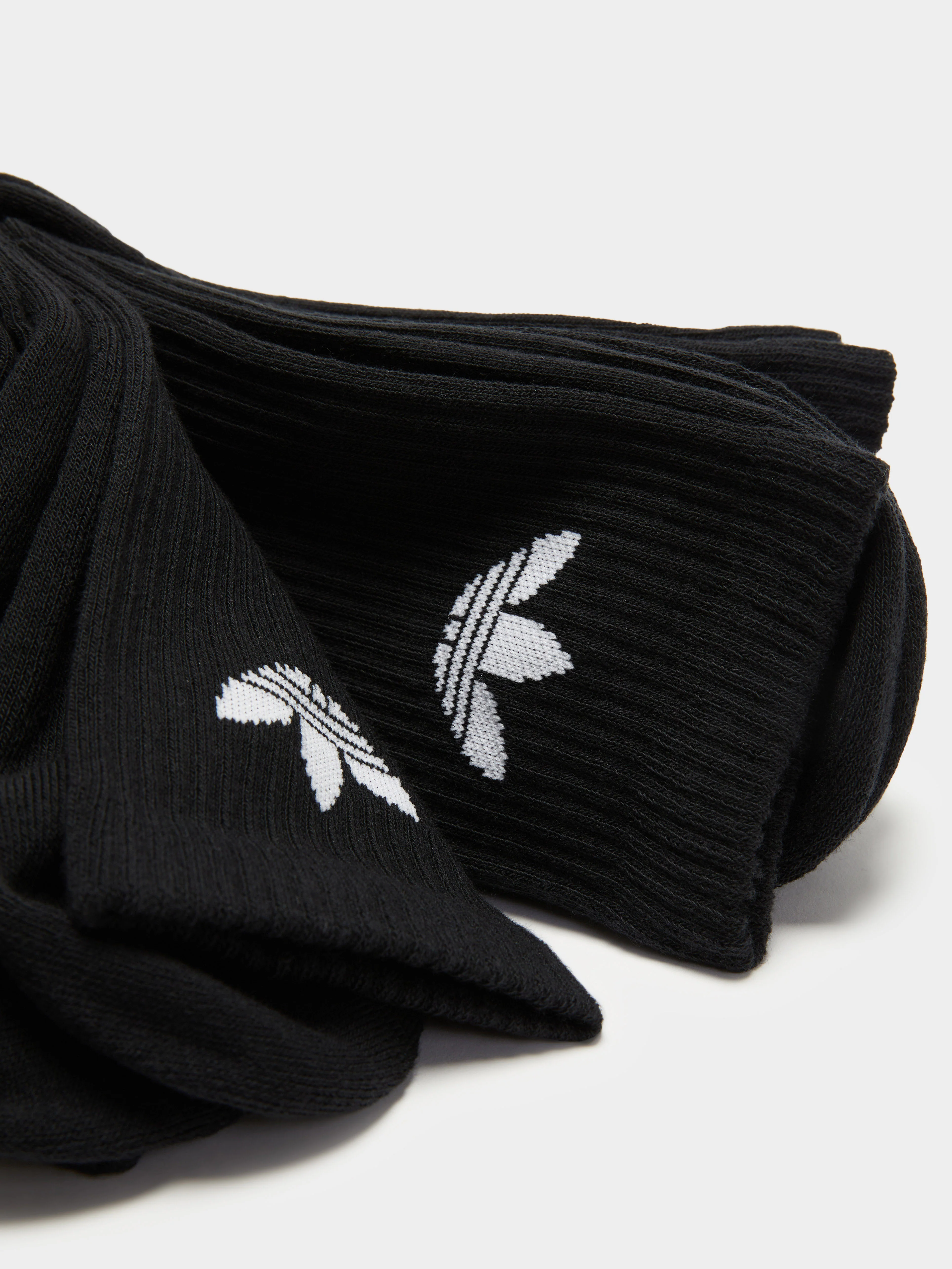 3 Pairs of Trefoil Cushion Crew Socks - Image 5