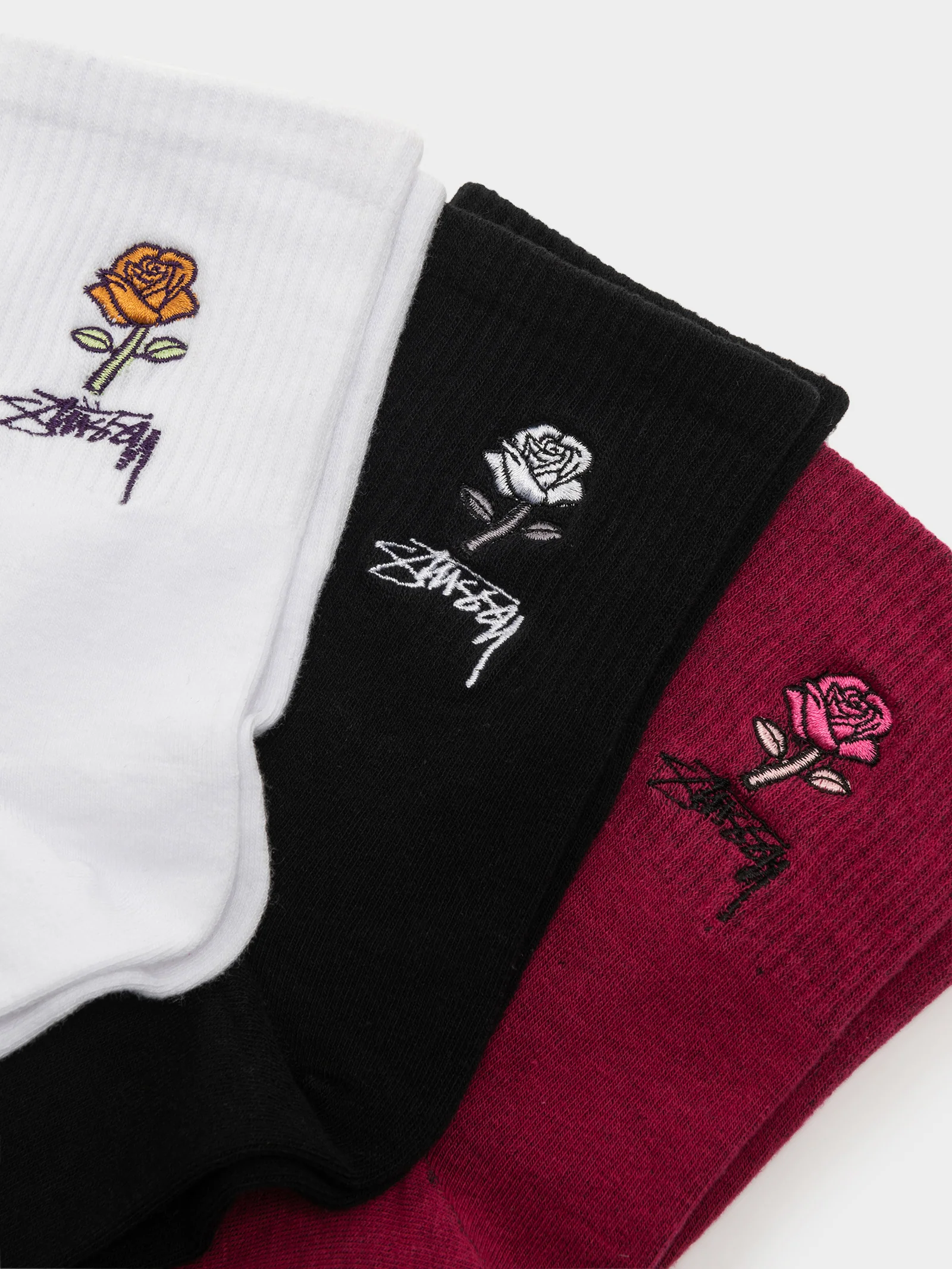 3 Pairs of Womens 80 Rose Socks - Image 2