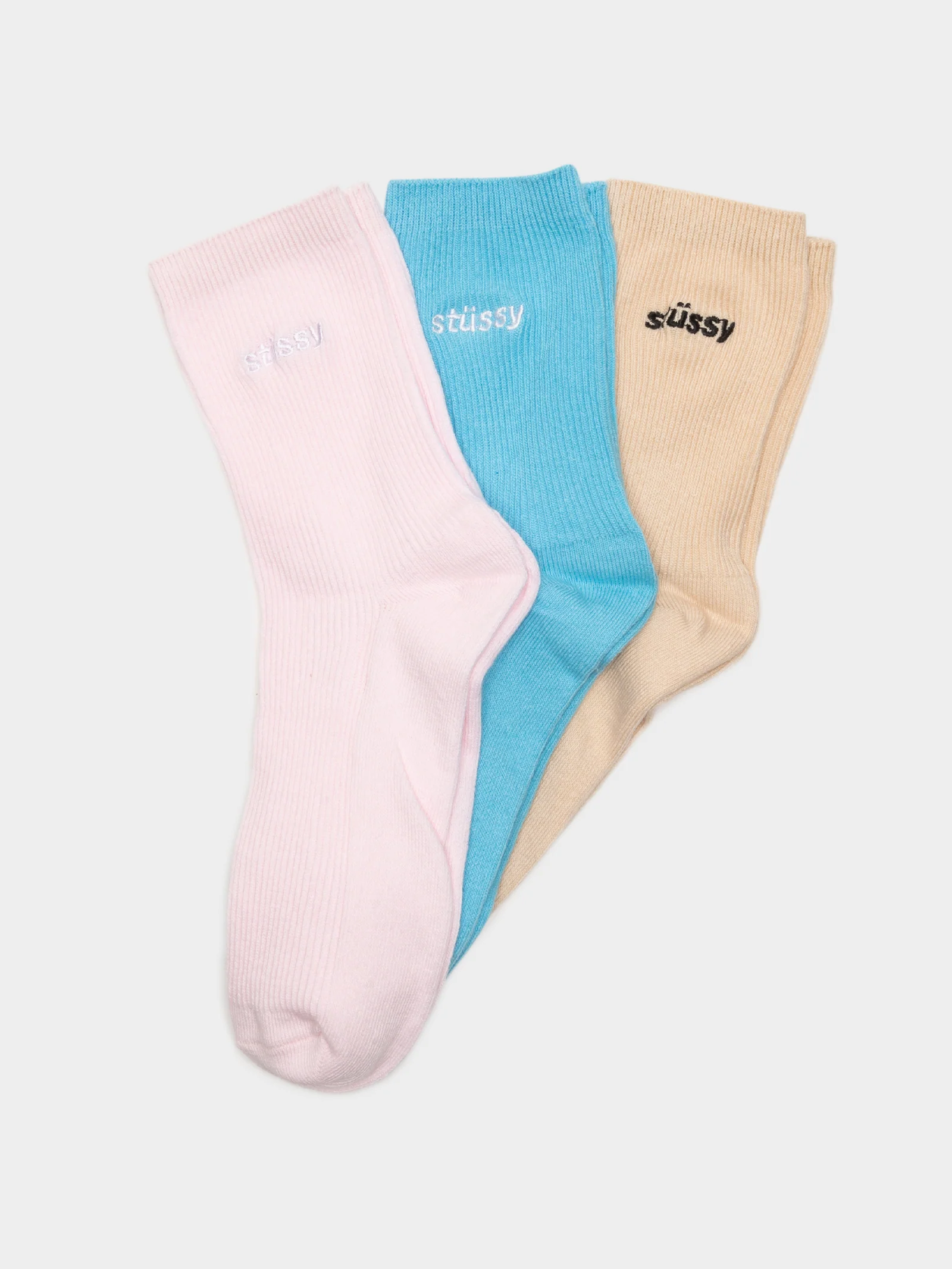3 Pairs of Womens Rib Sock