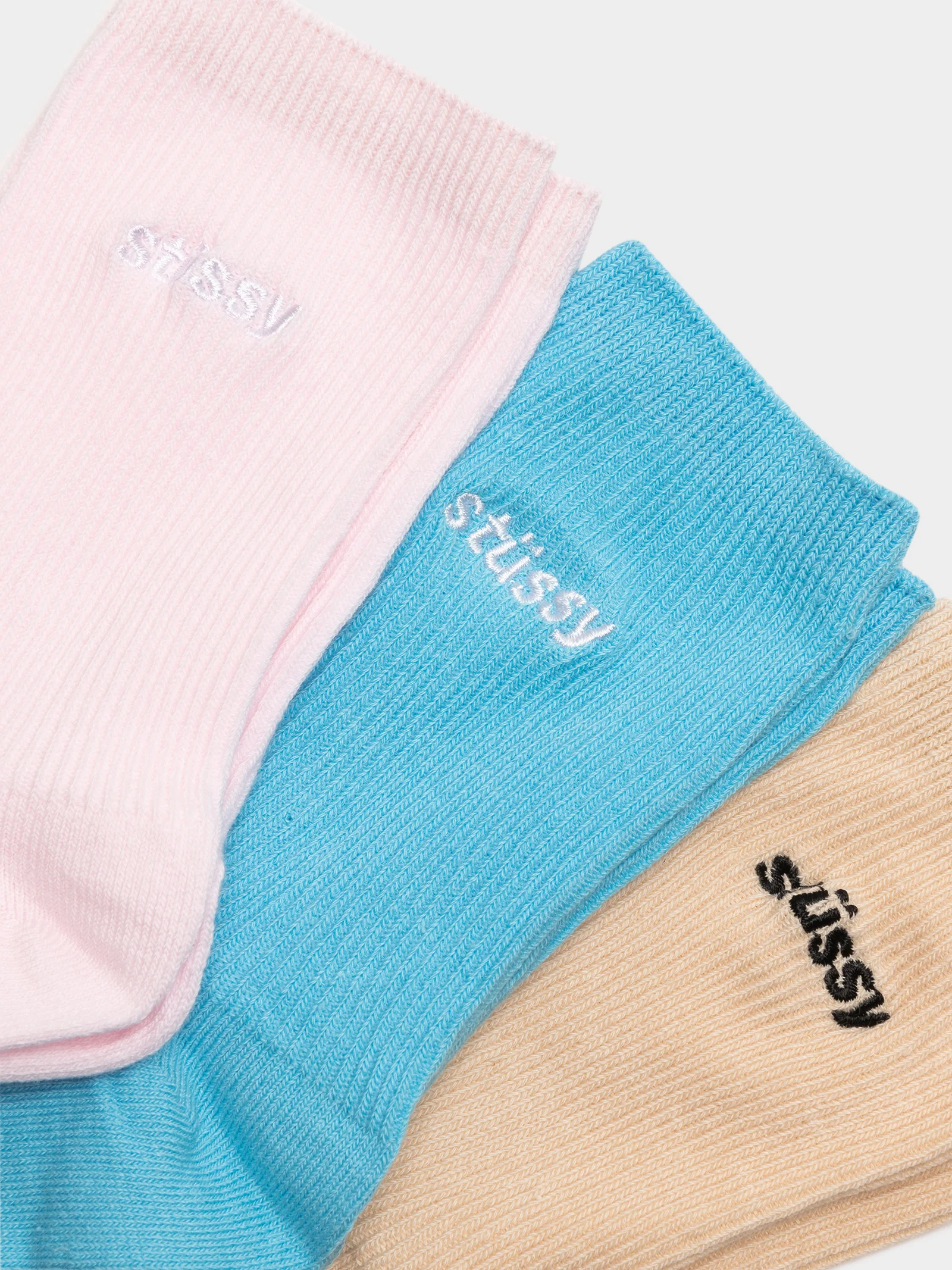 3 Pairs of Womens Rib Sock - Image 2