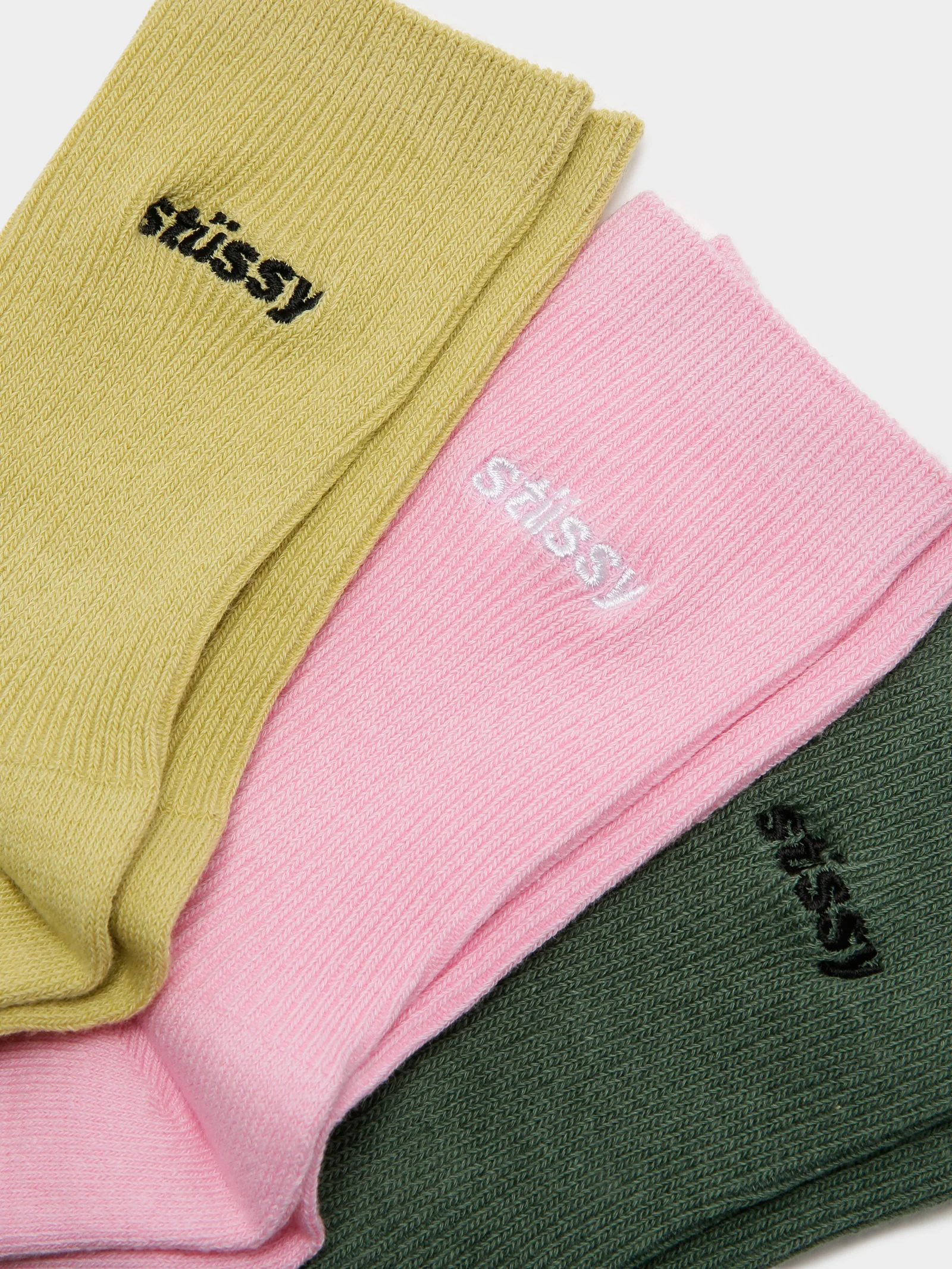 3 Pairs of Womens Rib Socks - Image 2