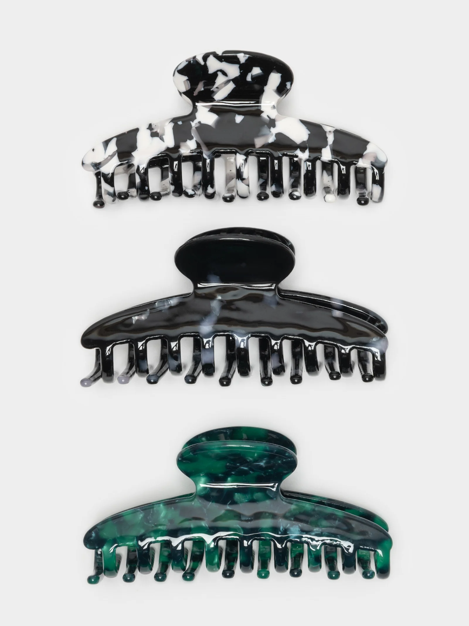 3 Piece Jazlyn Hair Claw Set - Image 2