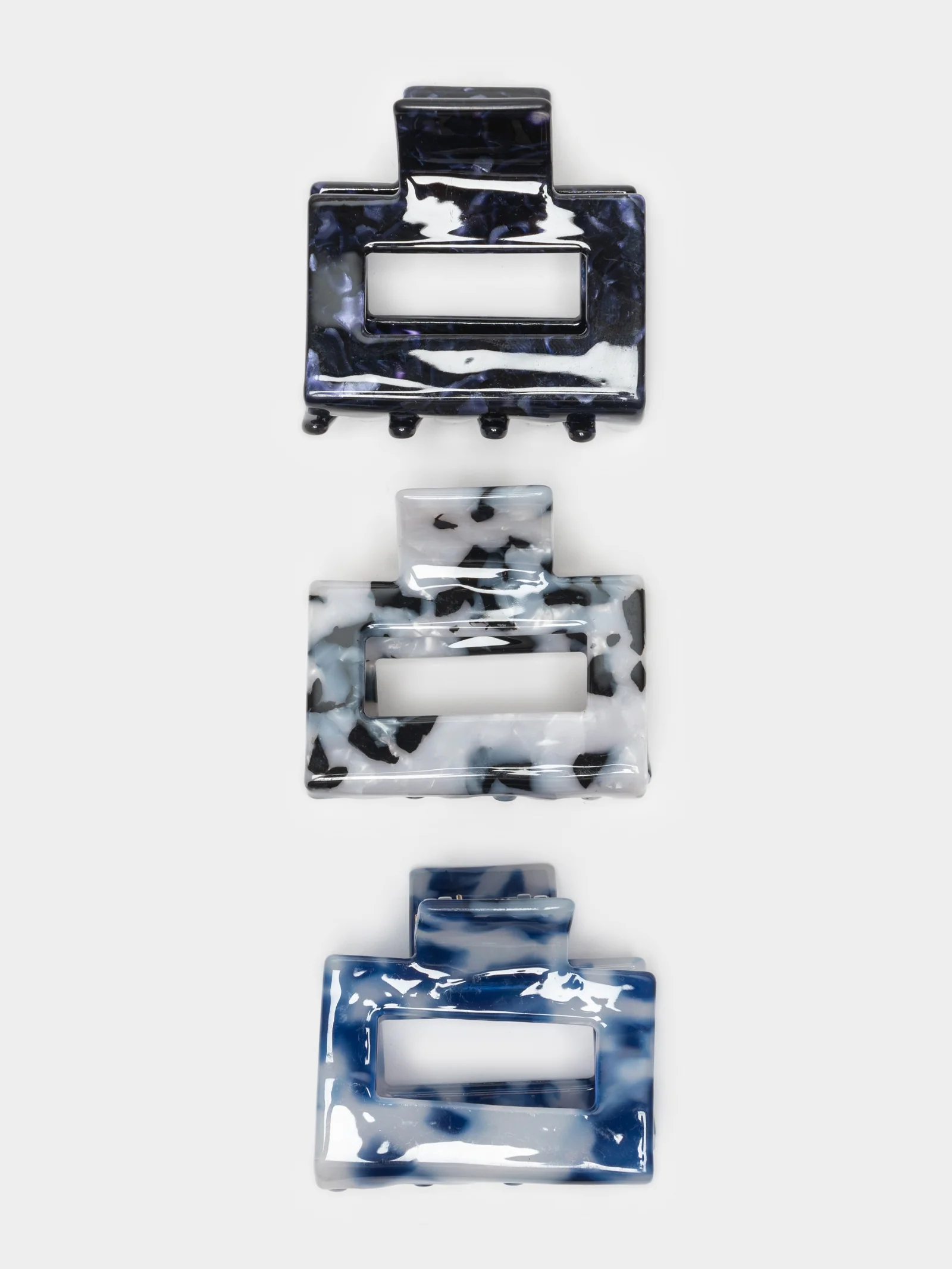 3 Piece Melina Hair Claw Set - Image 2