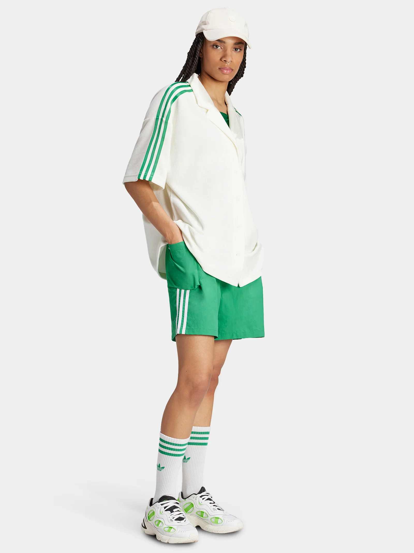3 Stripe Cargo Shorts - Image 2