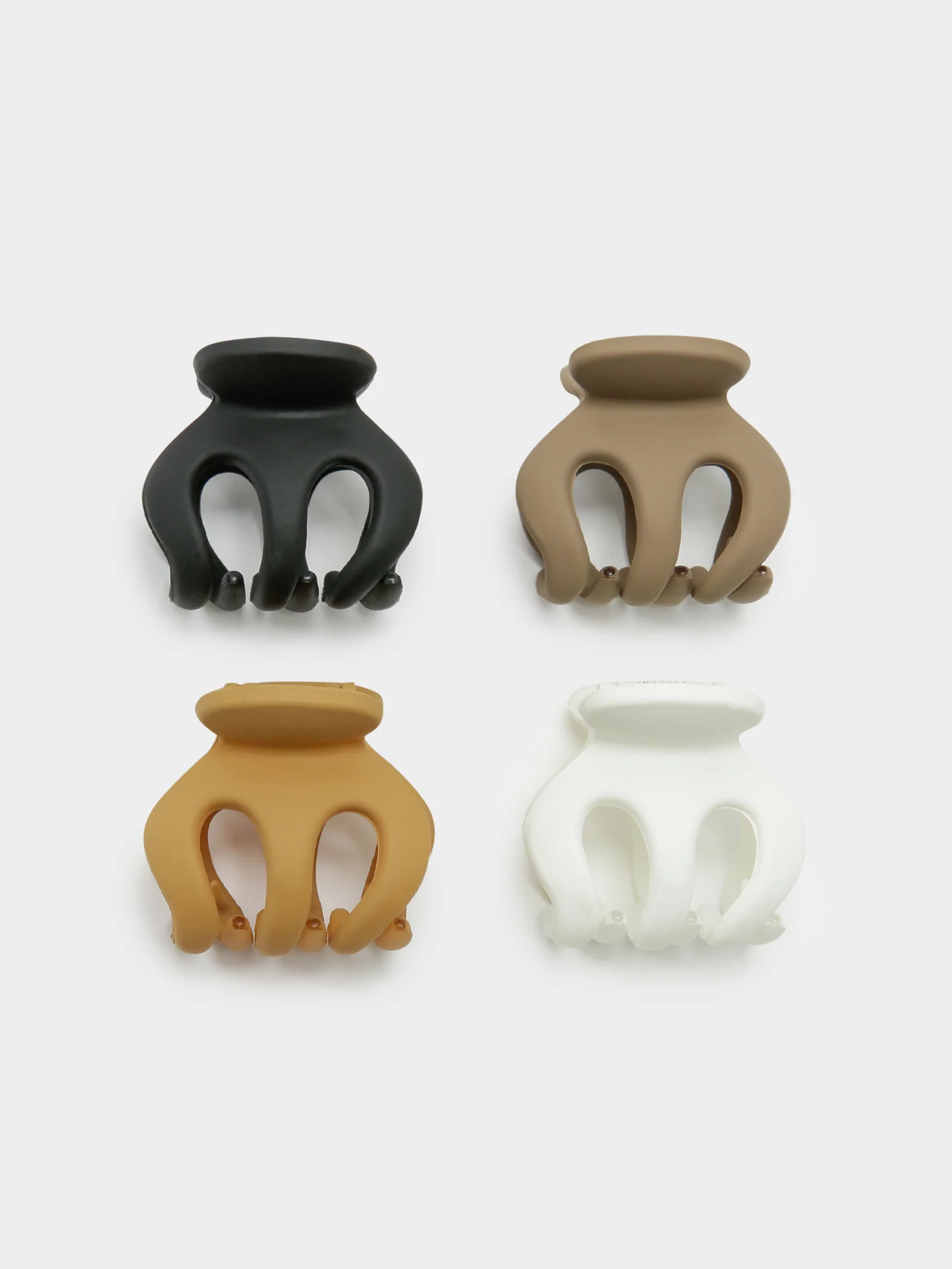 4 Pack Mini M-Shape Claw Clips - Image 2