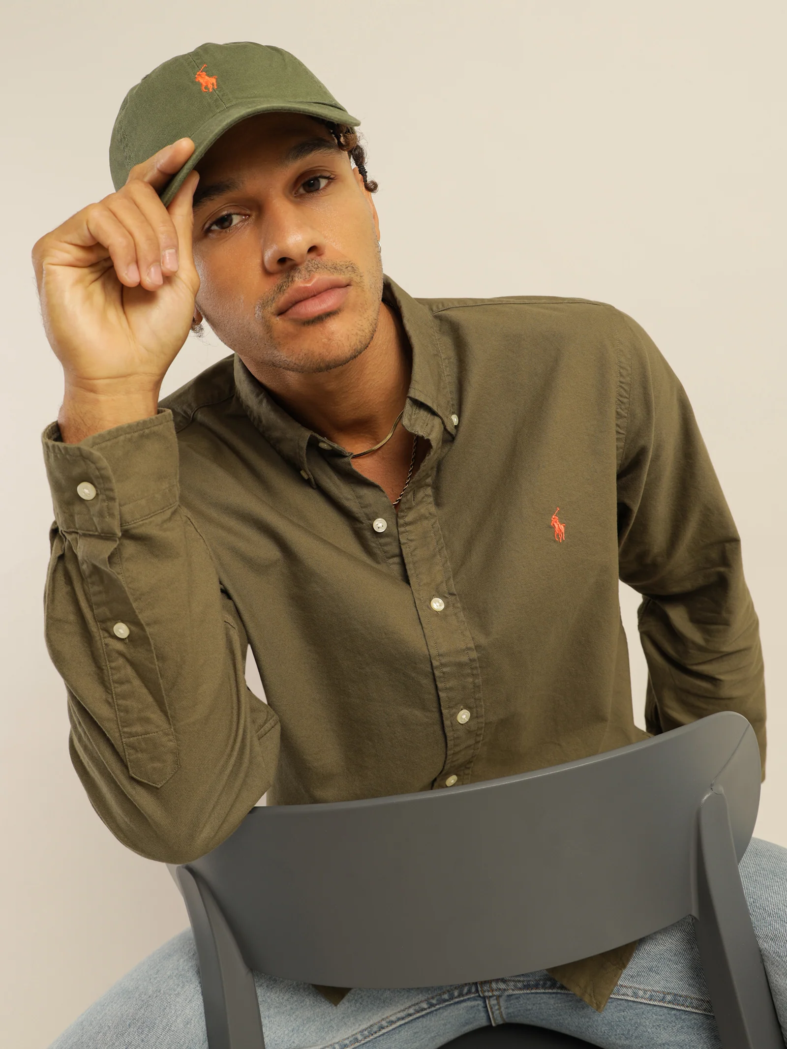 40/1 GD Oxford Long Sleeve Shirt - Image 2