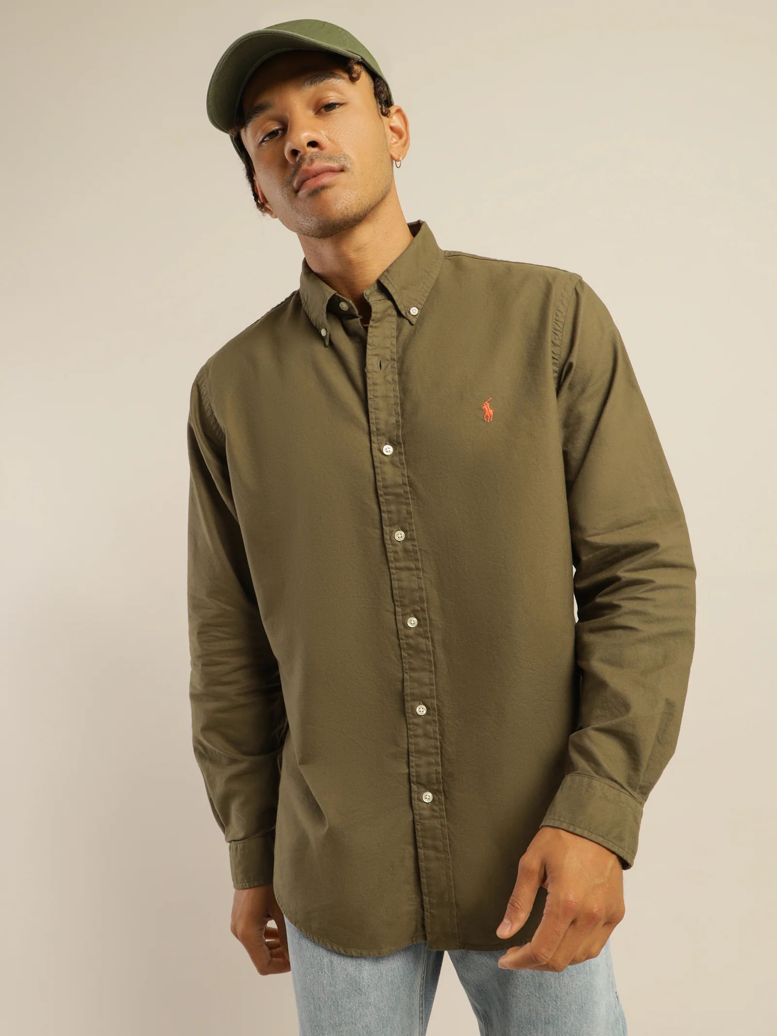 40/1 GD Oxford Long Sleeve Shirt - Image 3