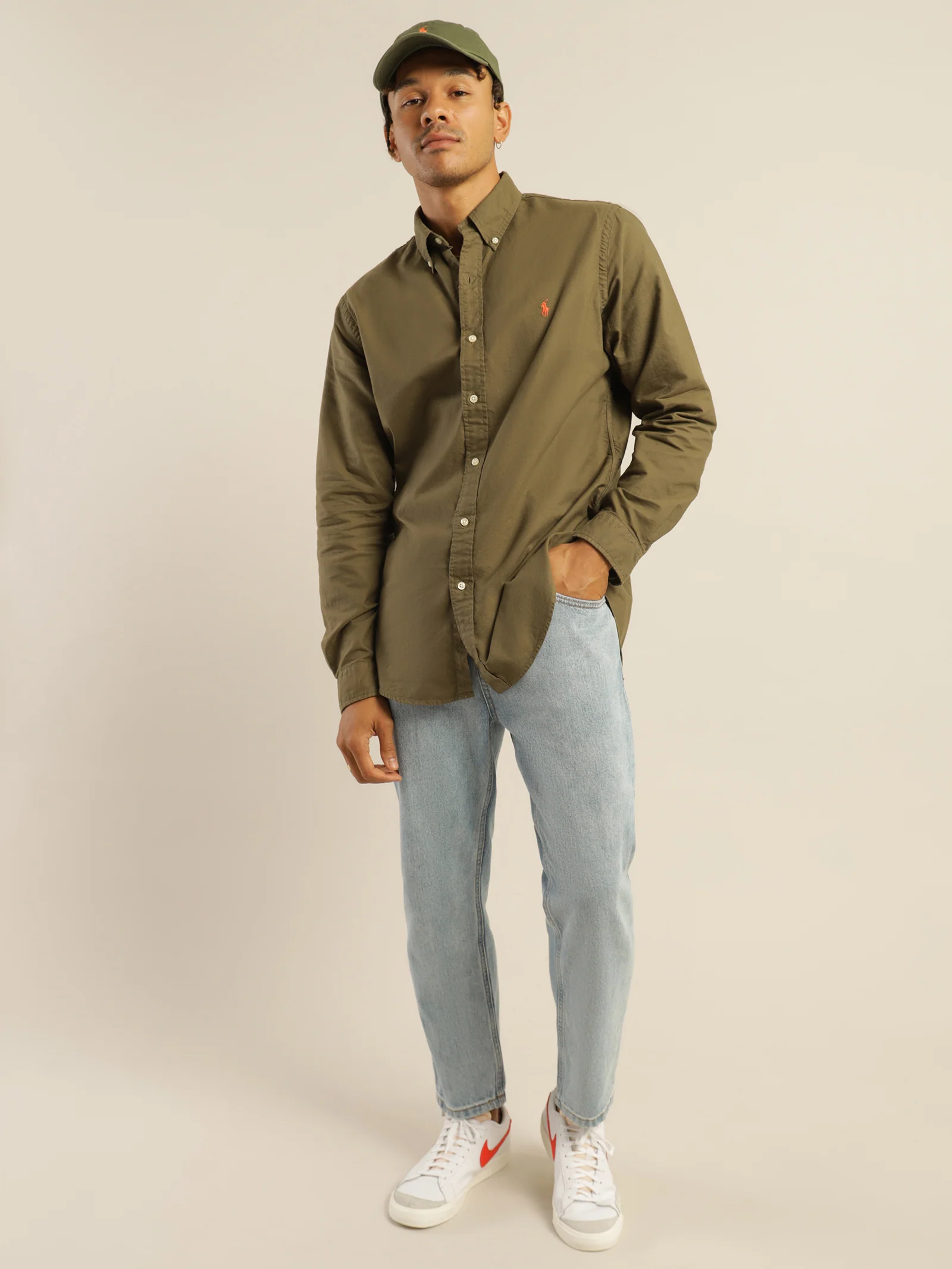 40/1 GD Oxford Long Sleeve Shirt - Image 5
