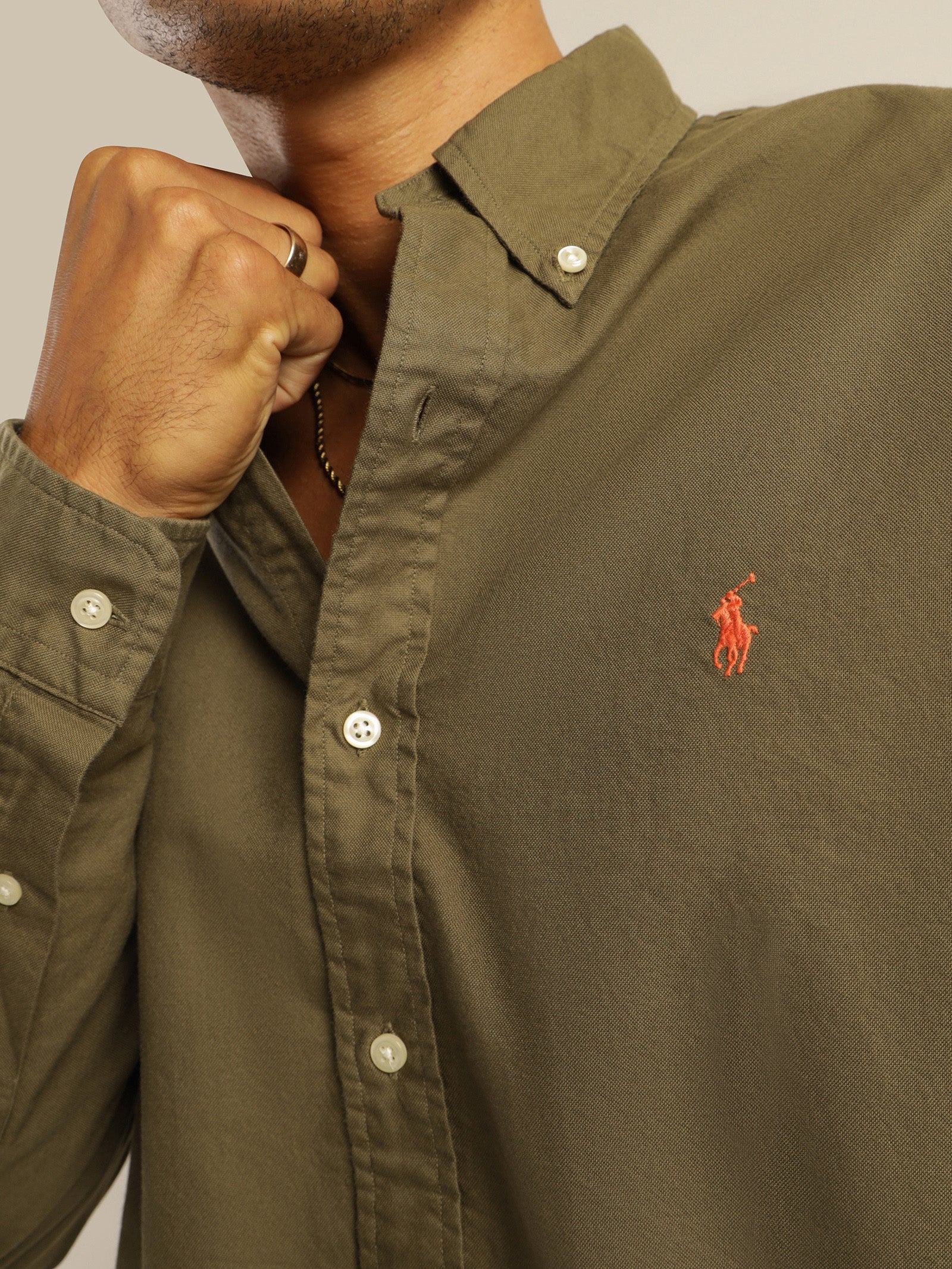 40/1 GD Oxford Long Sleeve Shirt - Image 6