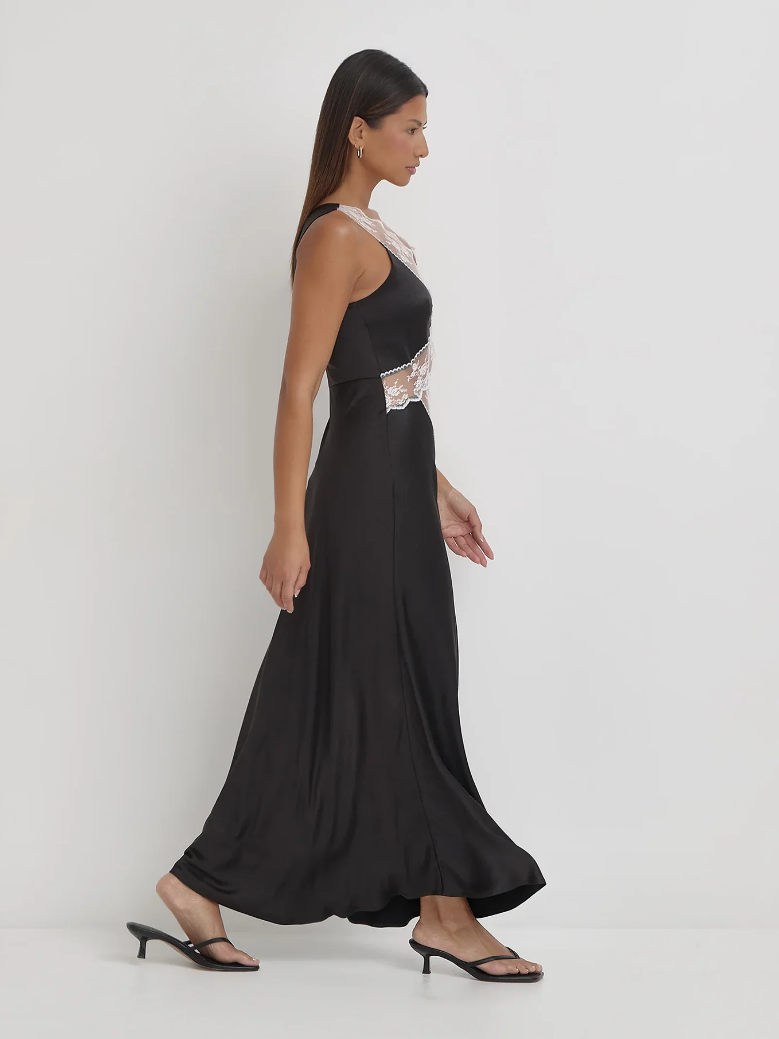 Satin Lace Slip Dress Kelsey - Image 2