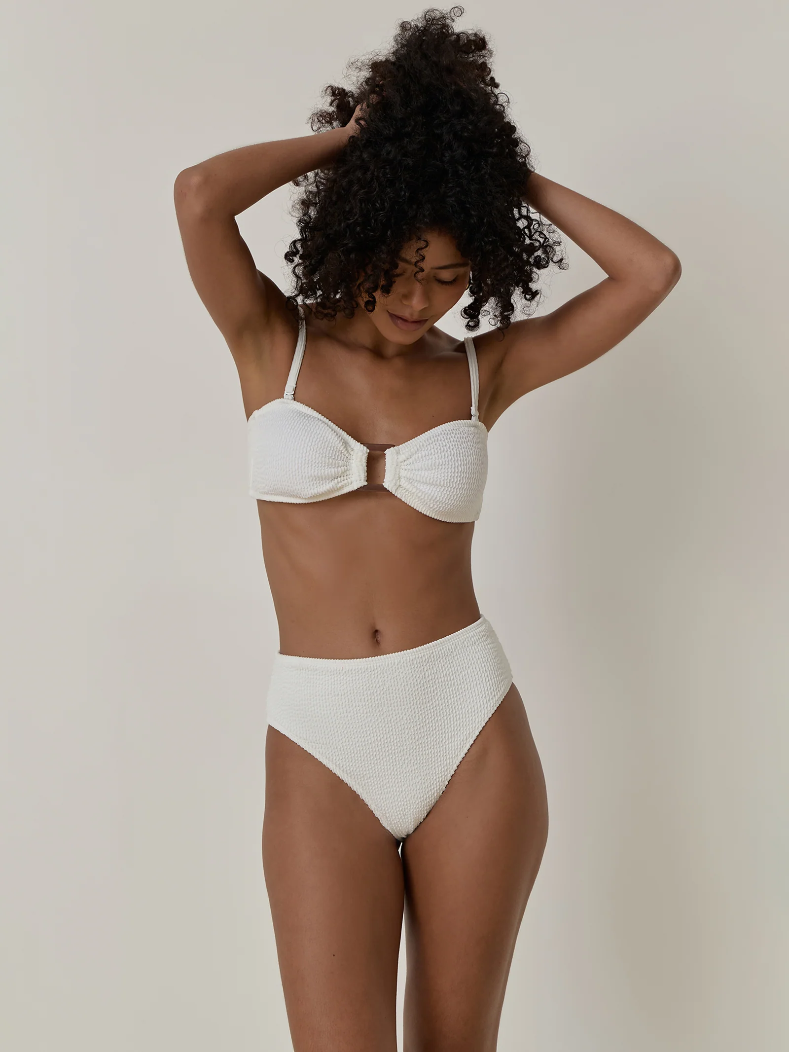 Lulu Bikini Bottom - White - Image 5