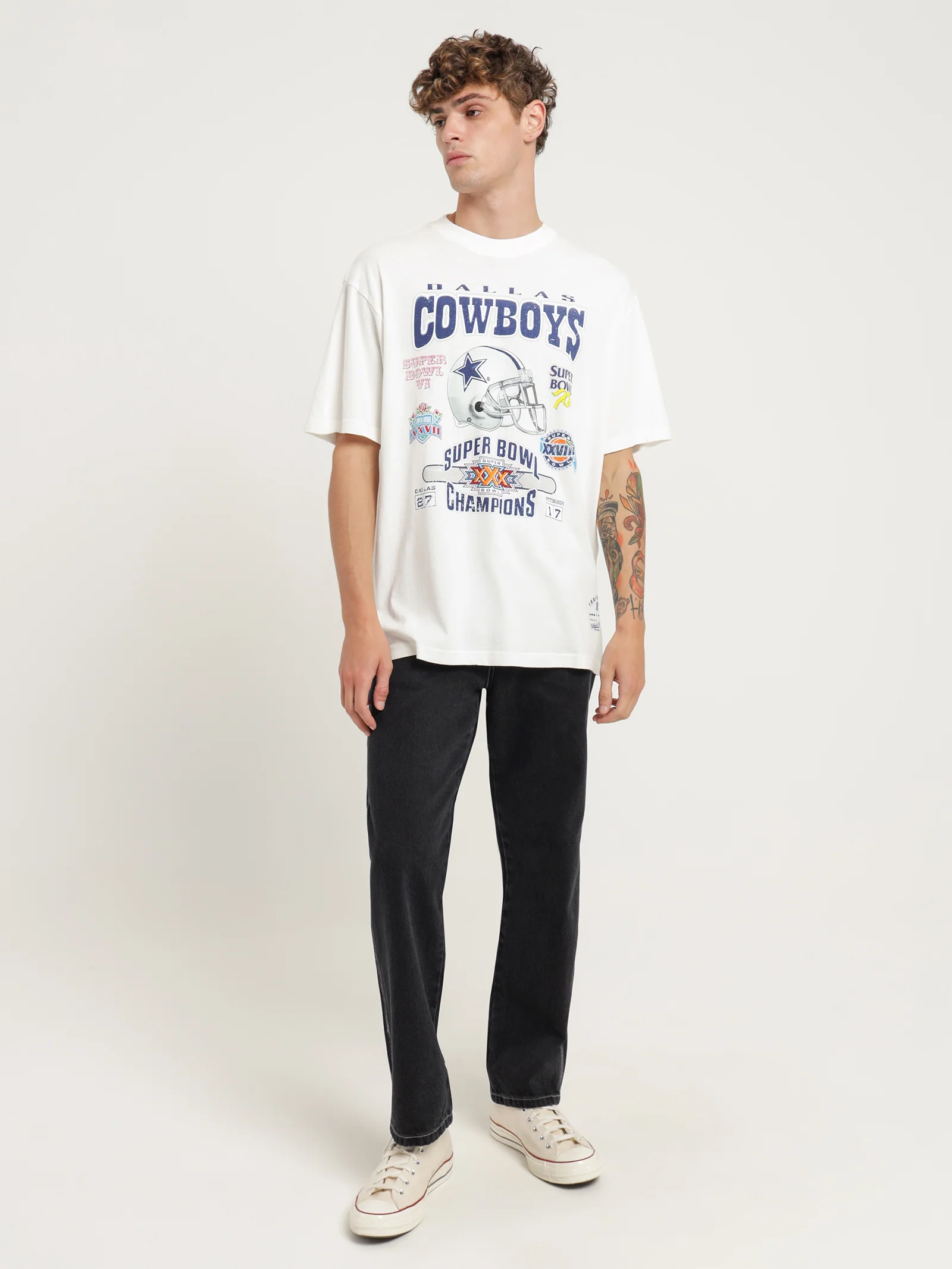 5 X Superbowl Champ Cowboys T-Shirt - Image 3