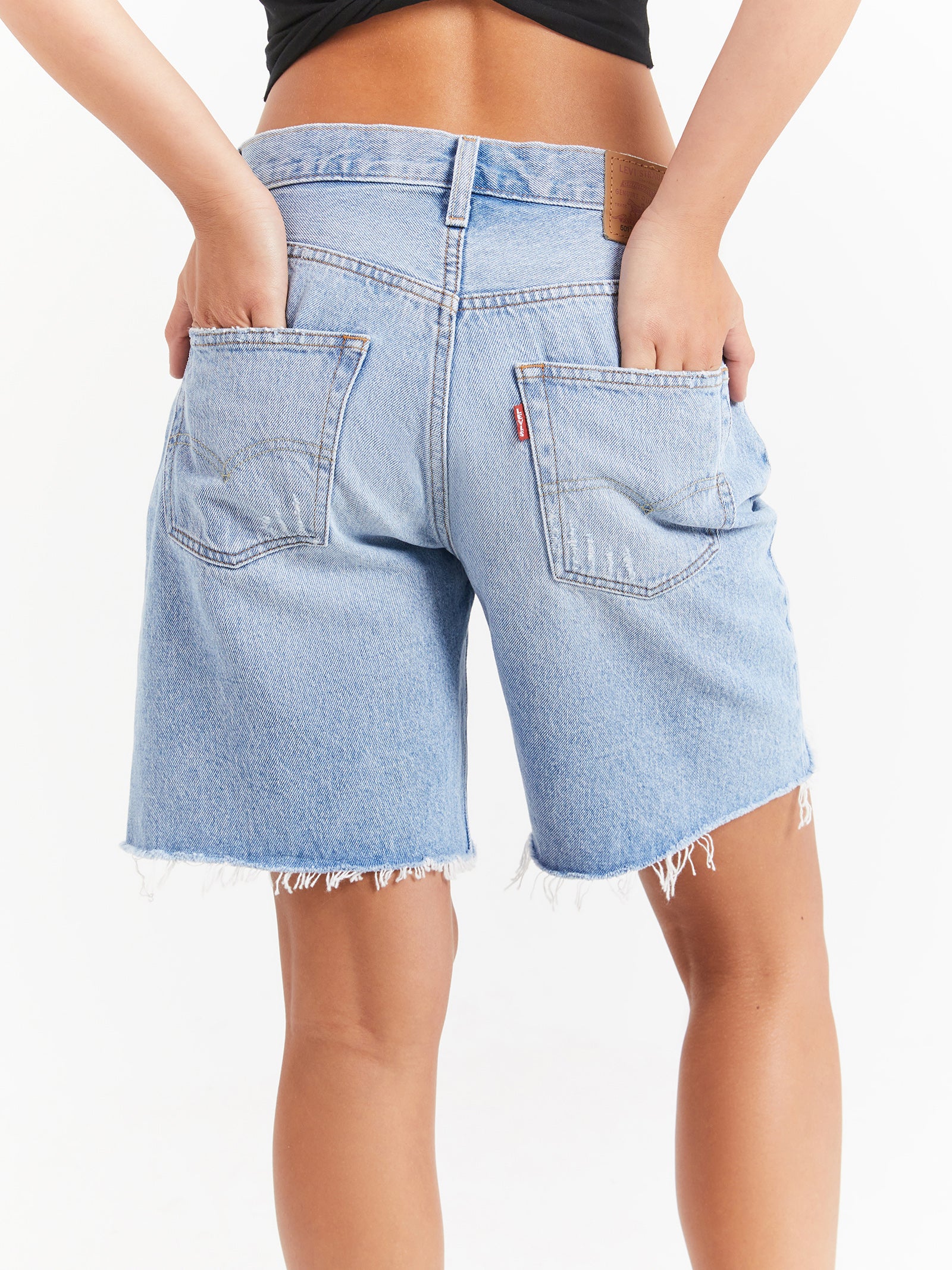 501 90s Denim Shorts - Image 3