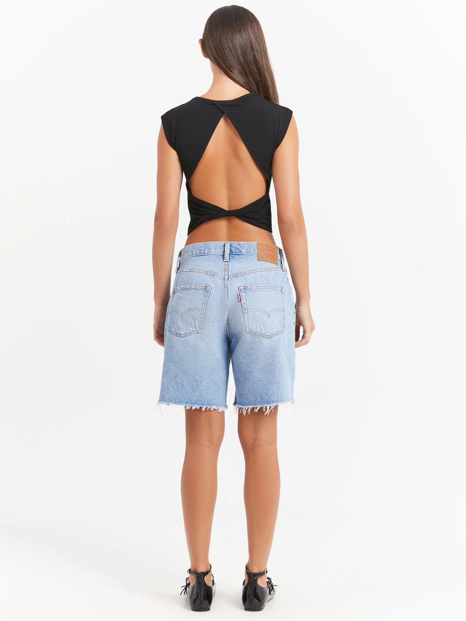501 90s Denim Shorts - Image 5