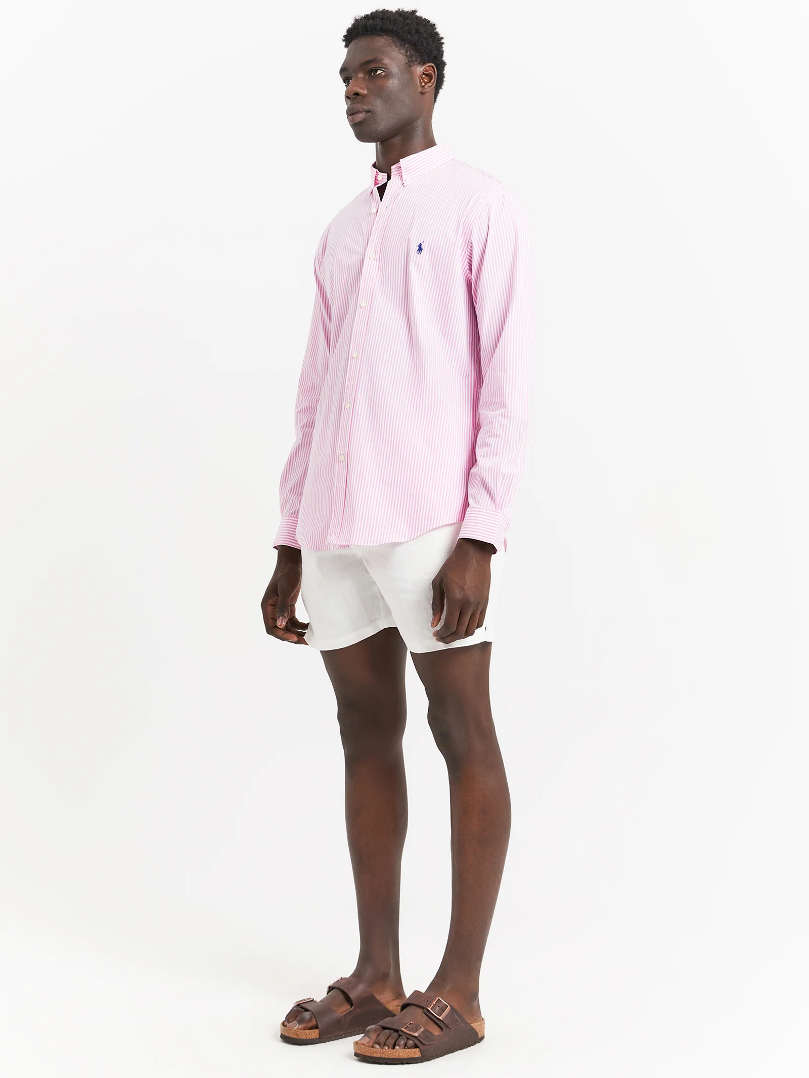 60/1 Striped Poplin Shirt - Image 2