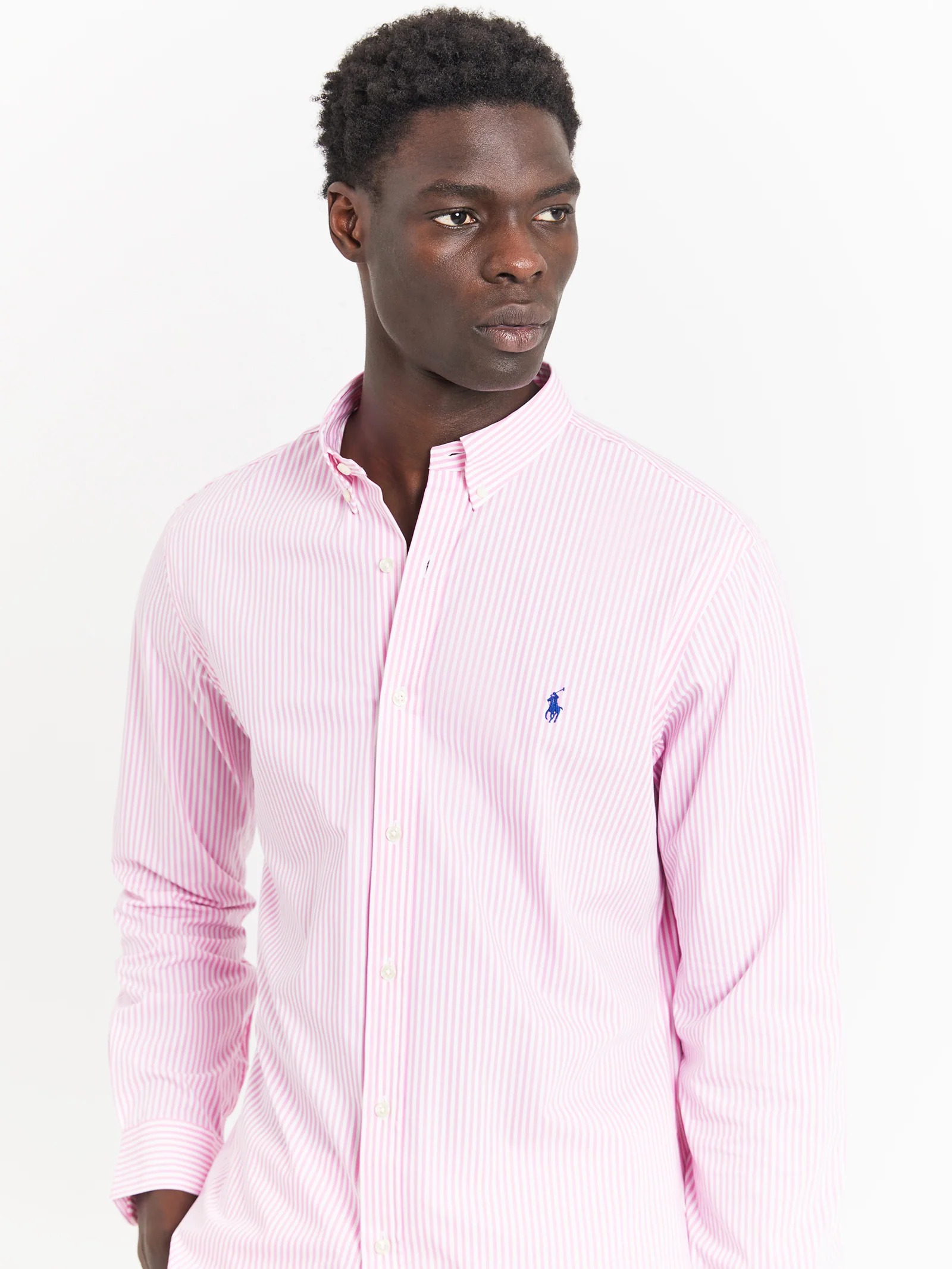 60/1 Striped Poplin Shirt - Image 3