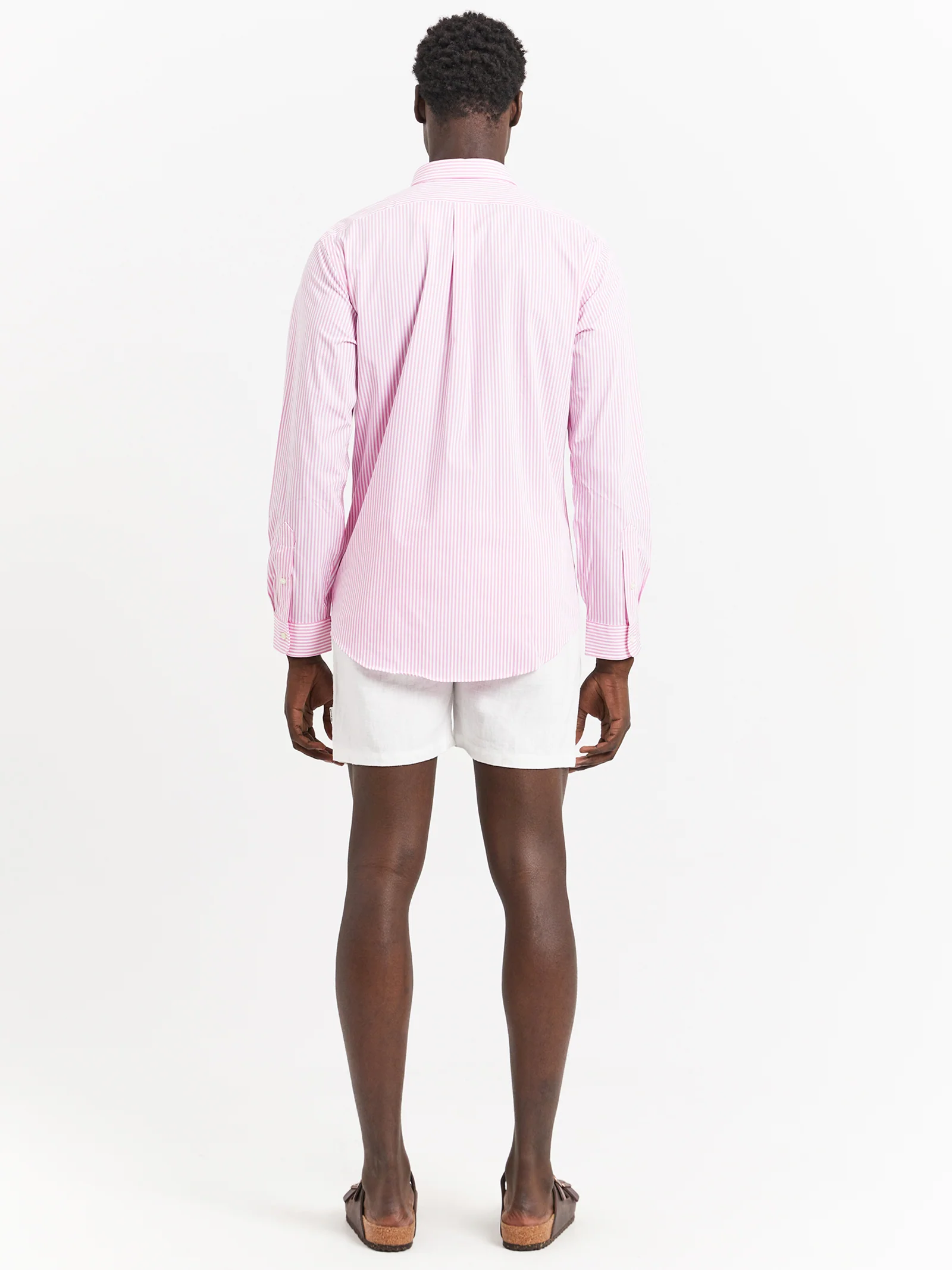 60/1 Striped Poplin Shirt - Image 5