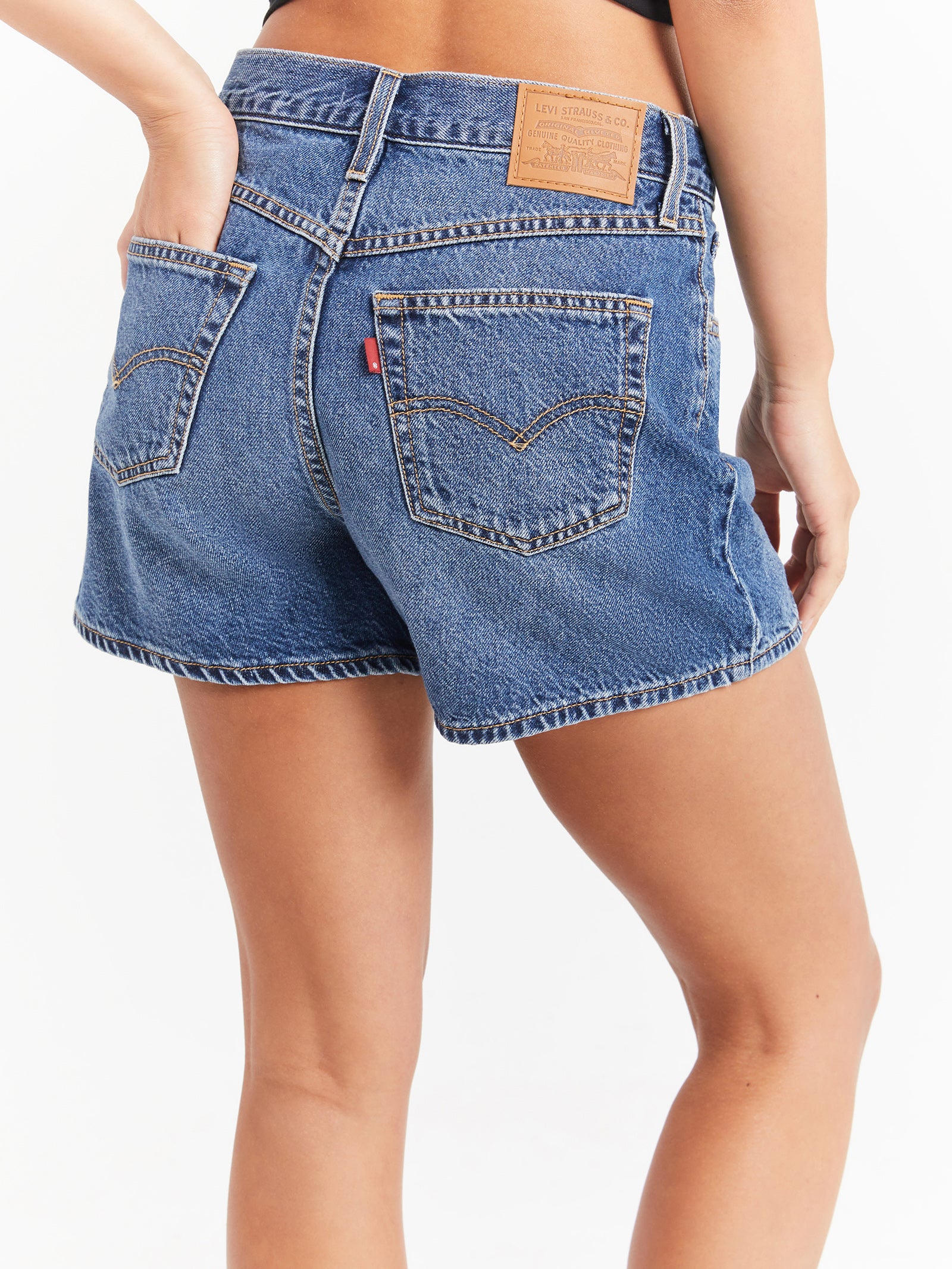80s Mom Denim Shorts - Image 3
