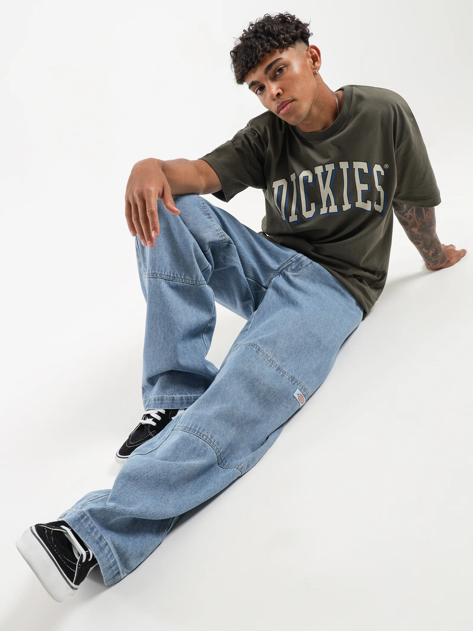 85-283AU Double Knee Jeans - Image 3