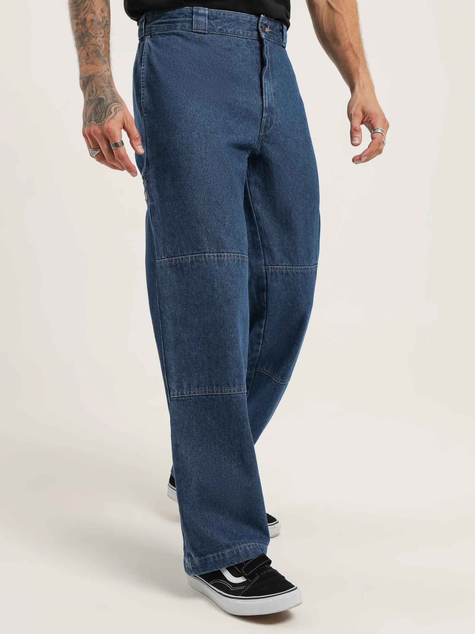 85-283AU Double Knee Jeans - Image 3