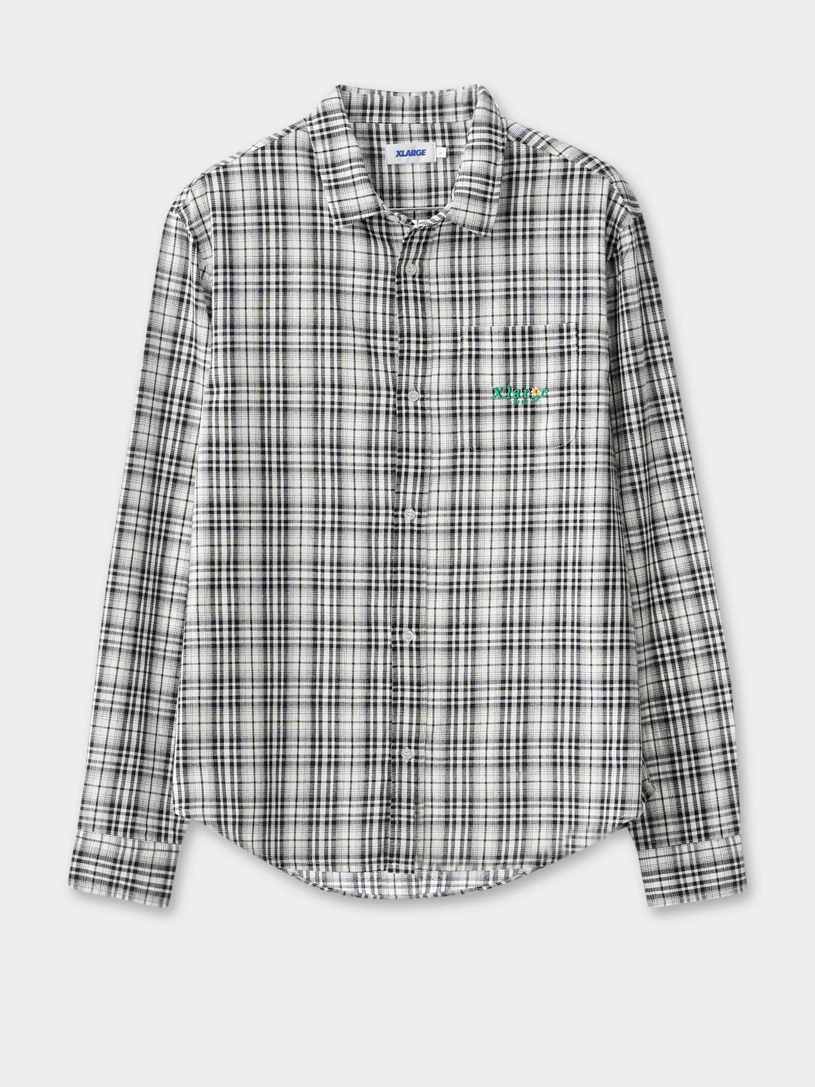 91 Flower Check Long Sleeve Shirt - Image 7