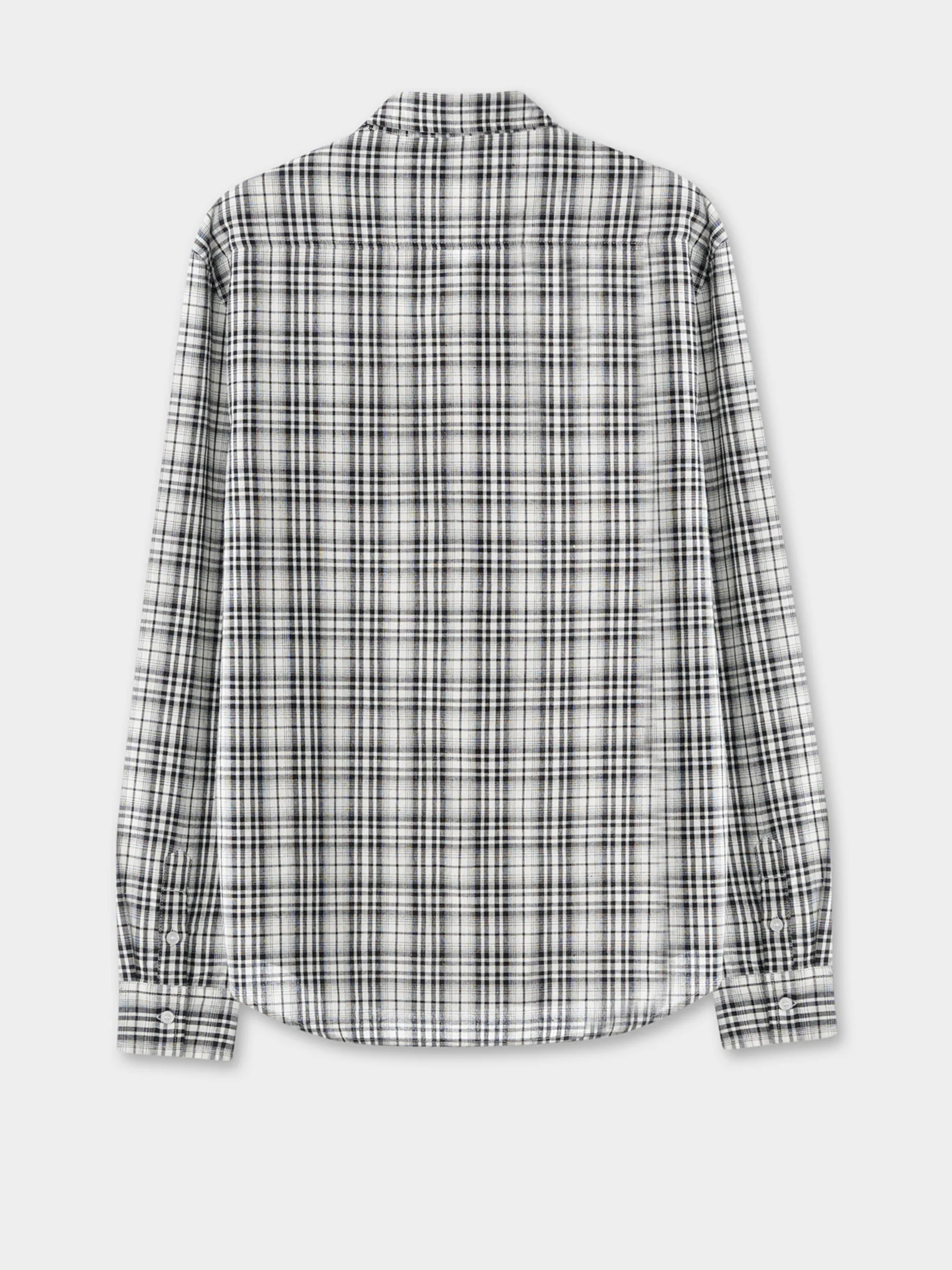 91 Flower Check Long Sleeve Shirt - Image 8