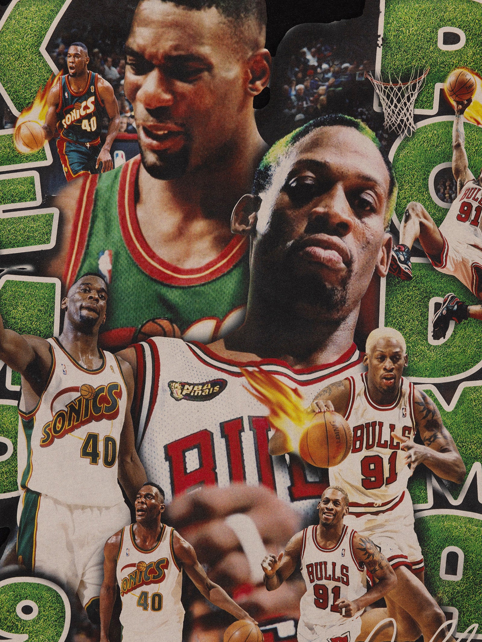96 Finals Rodman Kemp T-Shirt - Image 4