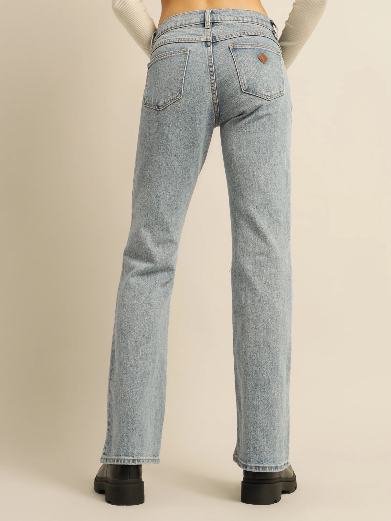A 99 Low-Rise Boot Leg Jeans - Image 6