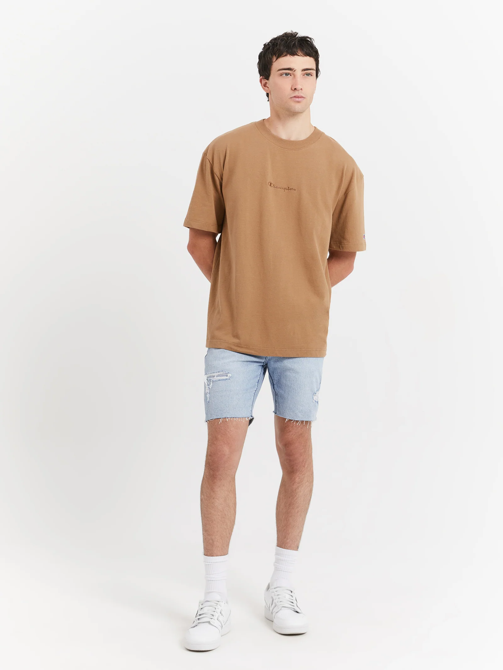 A Dropped Skinny Shorts - Image 2